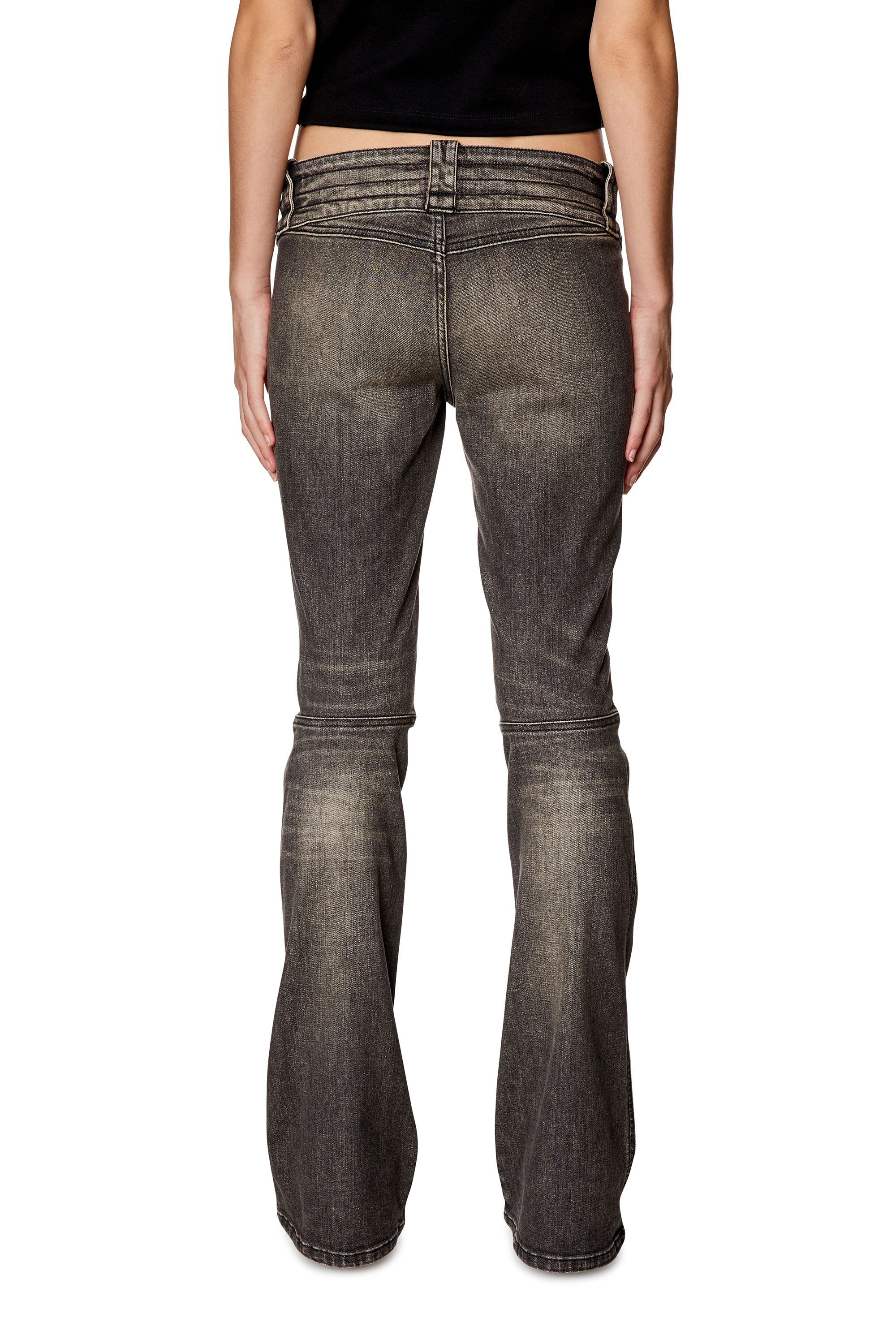 Diesel - Bootcut and Flare Jeans Belthy 0JGAL, ブラック/ダークグレー - Image 3