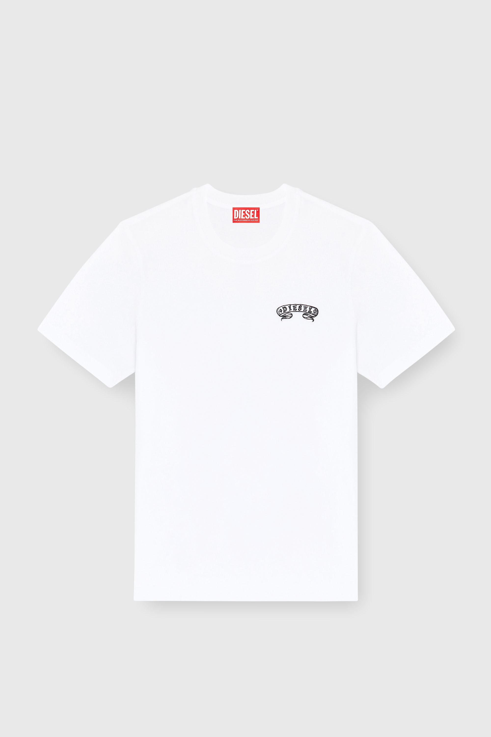 Diesel - T-ADJUST-AA9, Male's Tシャツ in ホワイト - 2