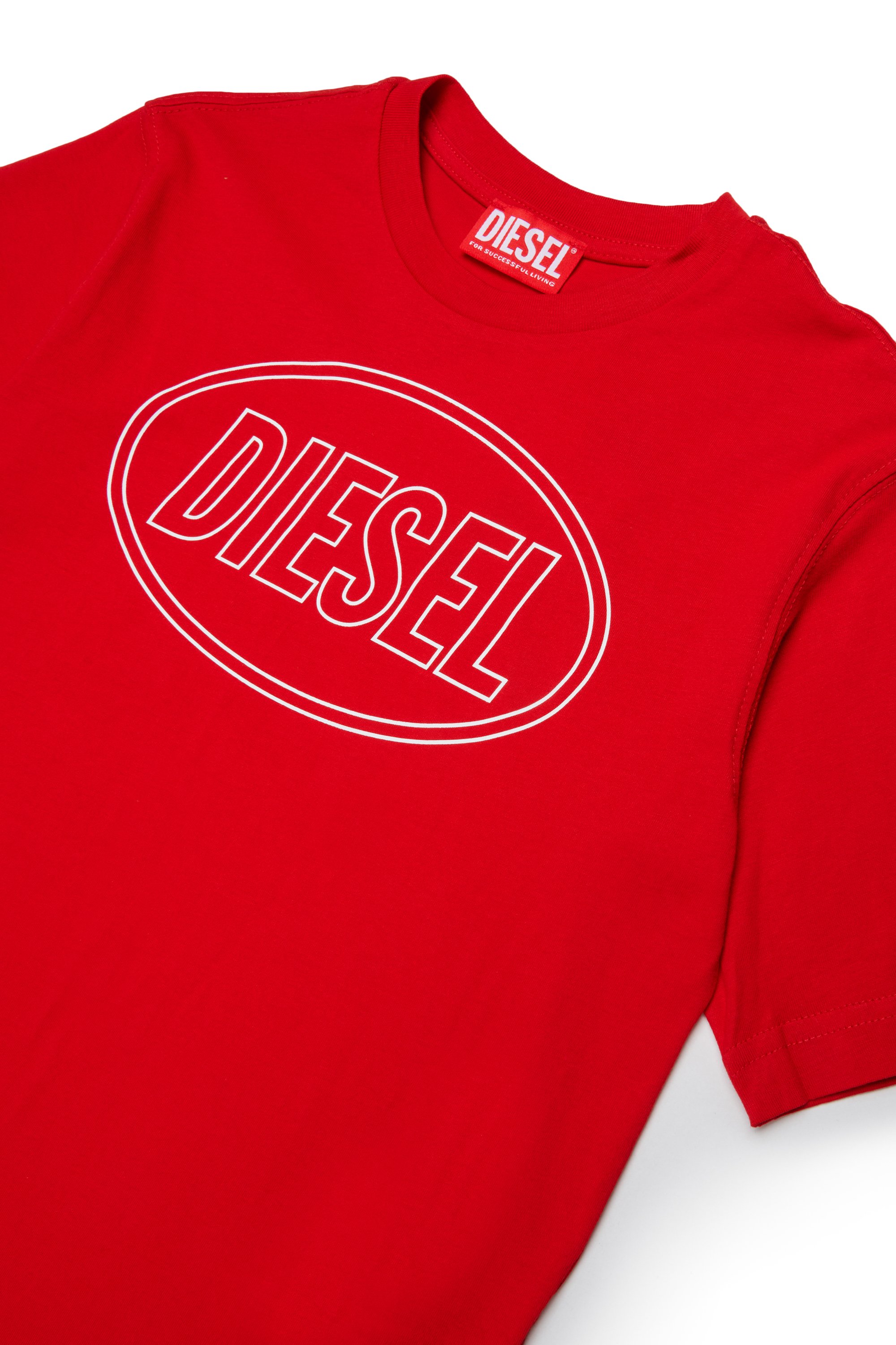Diesel - TCIRCLE OVER, Male's Tシャツ in レッド - 3