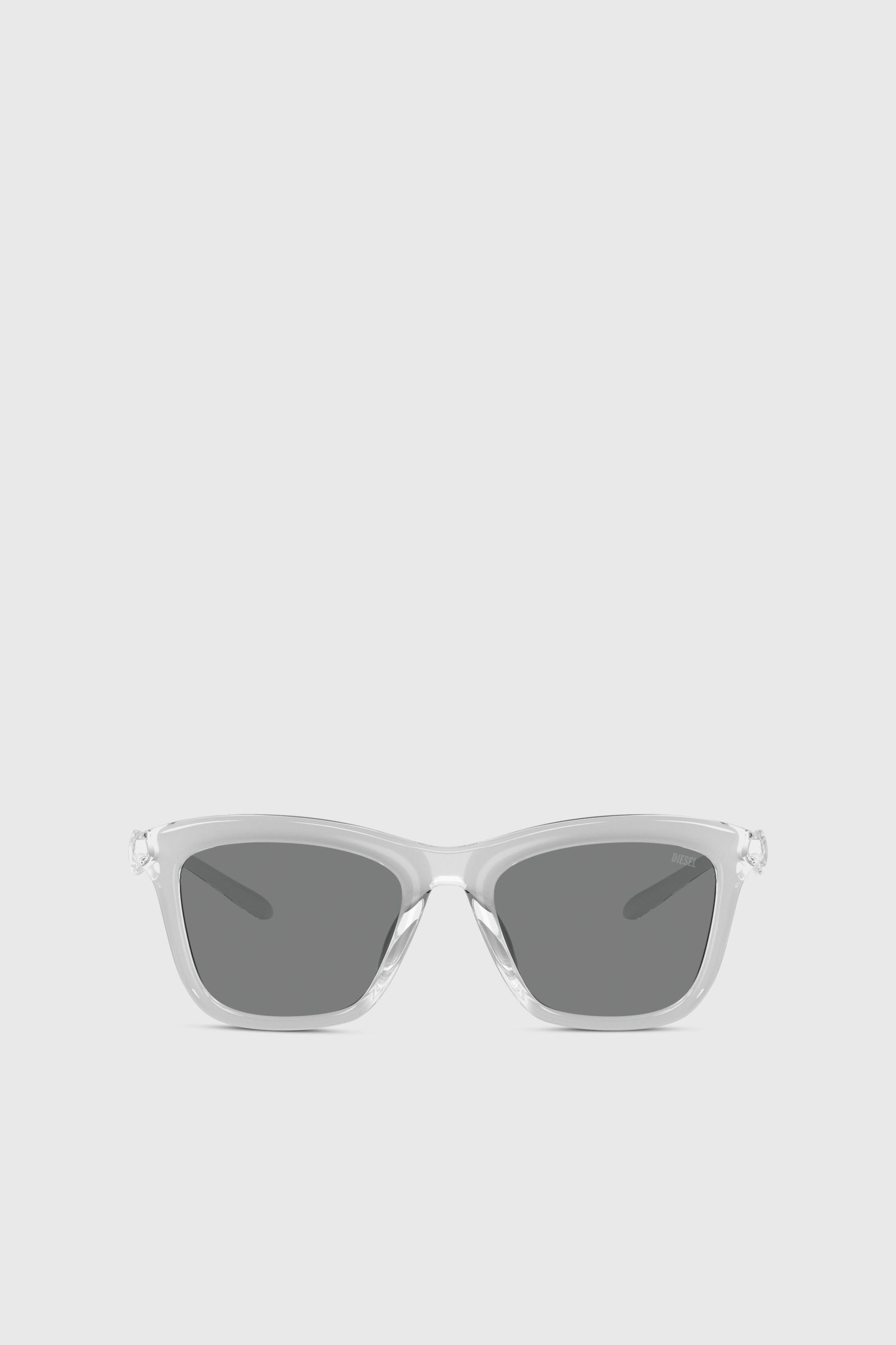 Diesel - 0DL3008U, Unisex's Square sunglasses in グレー - 2