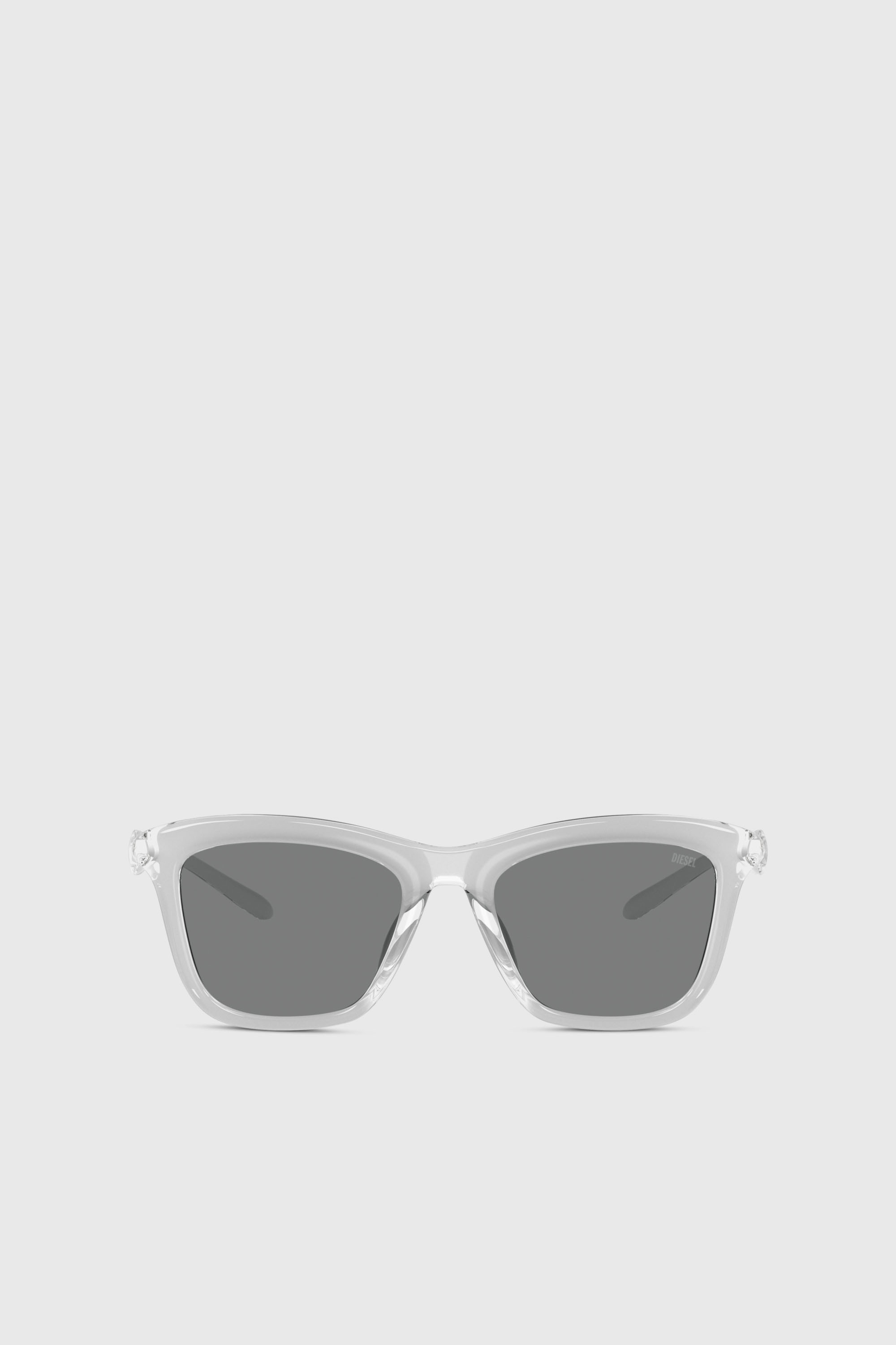 Diesel - 0DL3008U, Unisex's Square sunglasses in グレー - 1