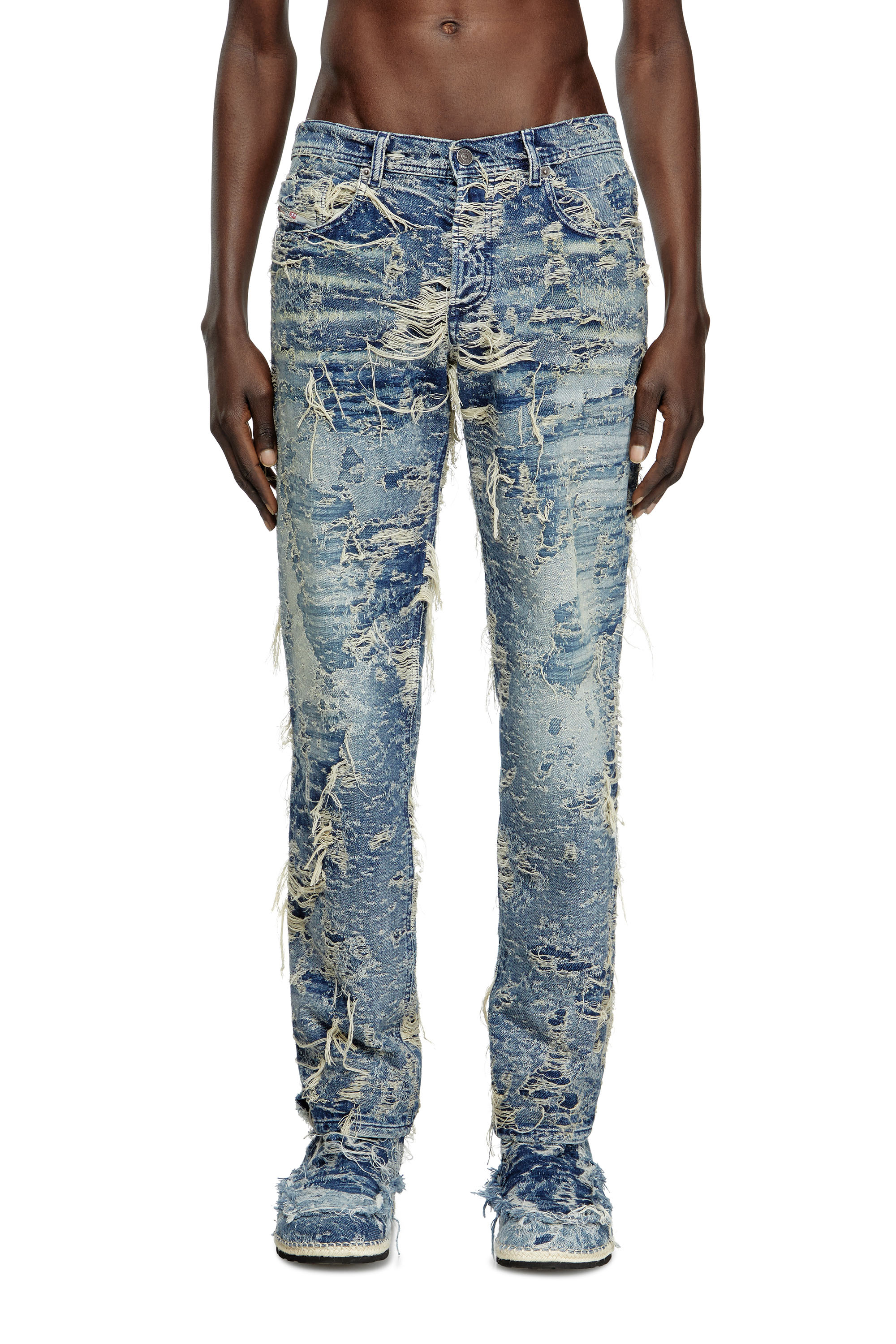 Diesel - Male's Regular Jeans 2023 D-Finitive 09M04, ミディアムブルー - 3
