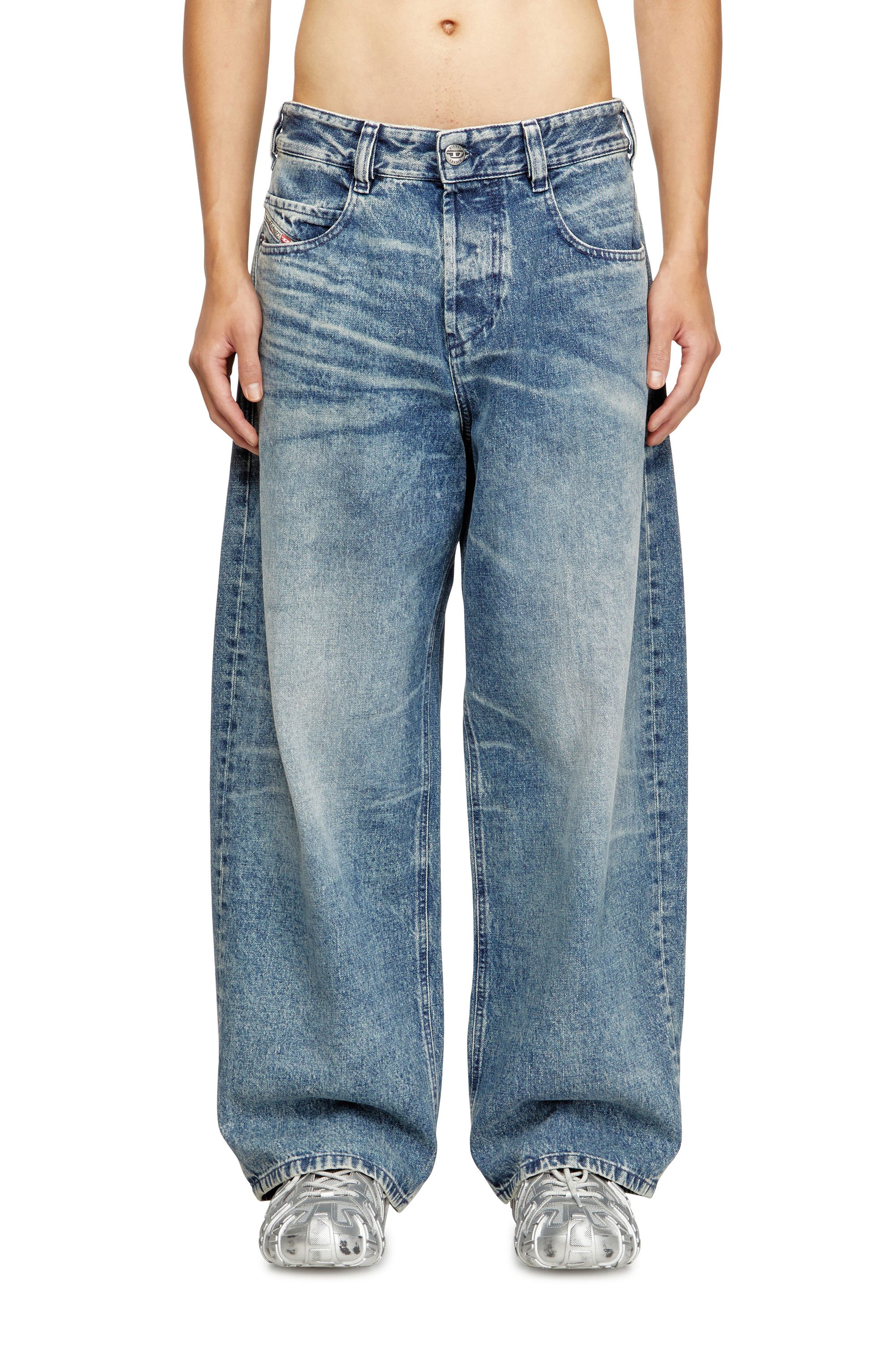 Diesel - Unisex's Relaxed Jeans 1997 D-Enim 007DA, ライトブルー - 1