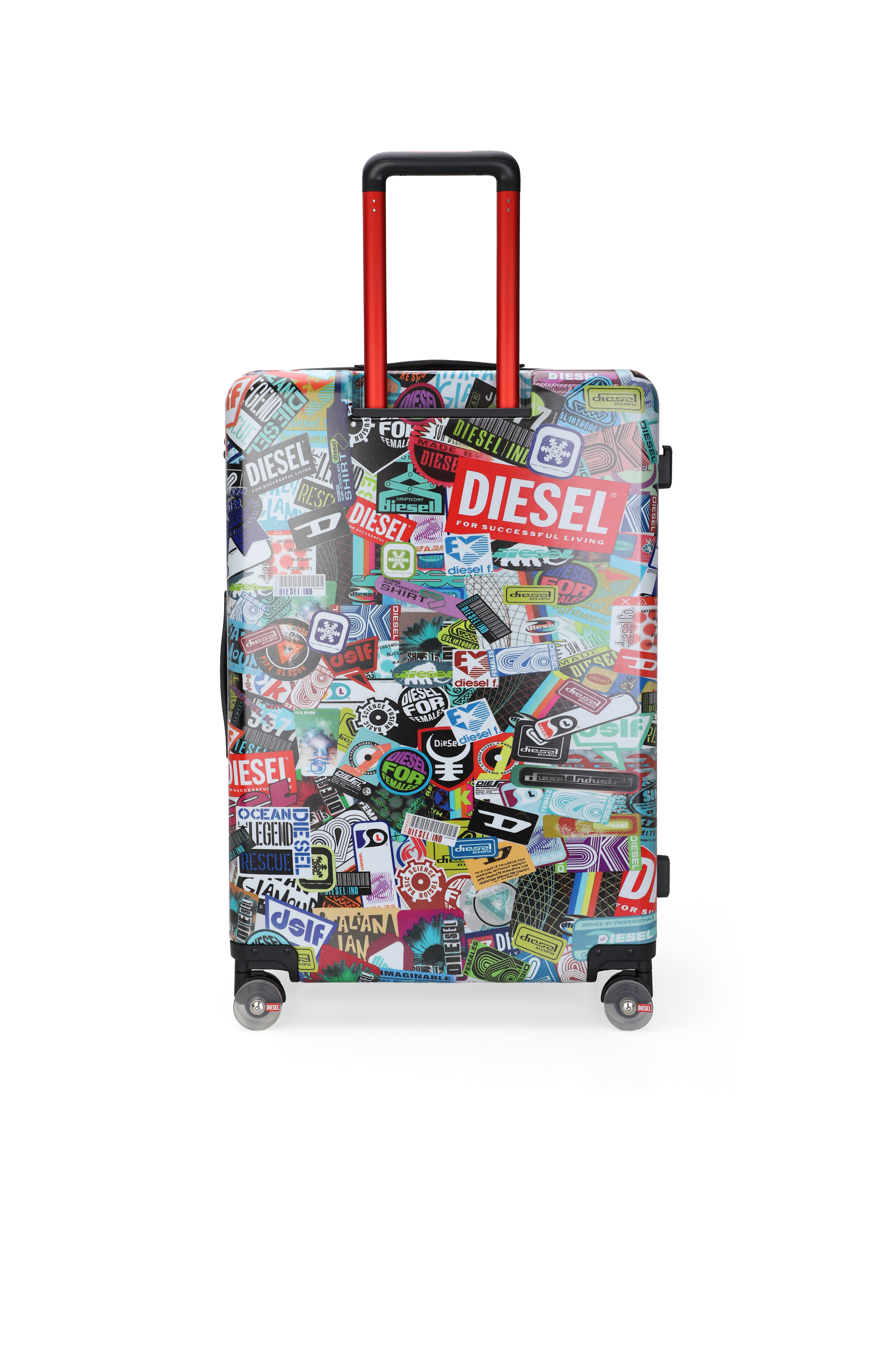 Diesel - DIESEL PC PRINTED TROLLEY-STICKERS- DSL0, Unisex's Sticker style suitcase size L in マルチカラー - 2