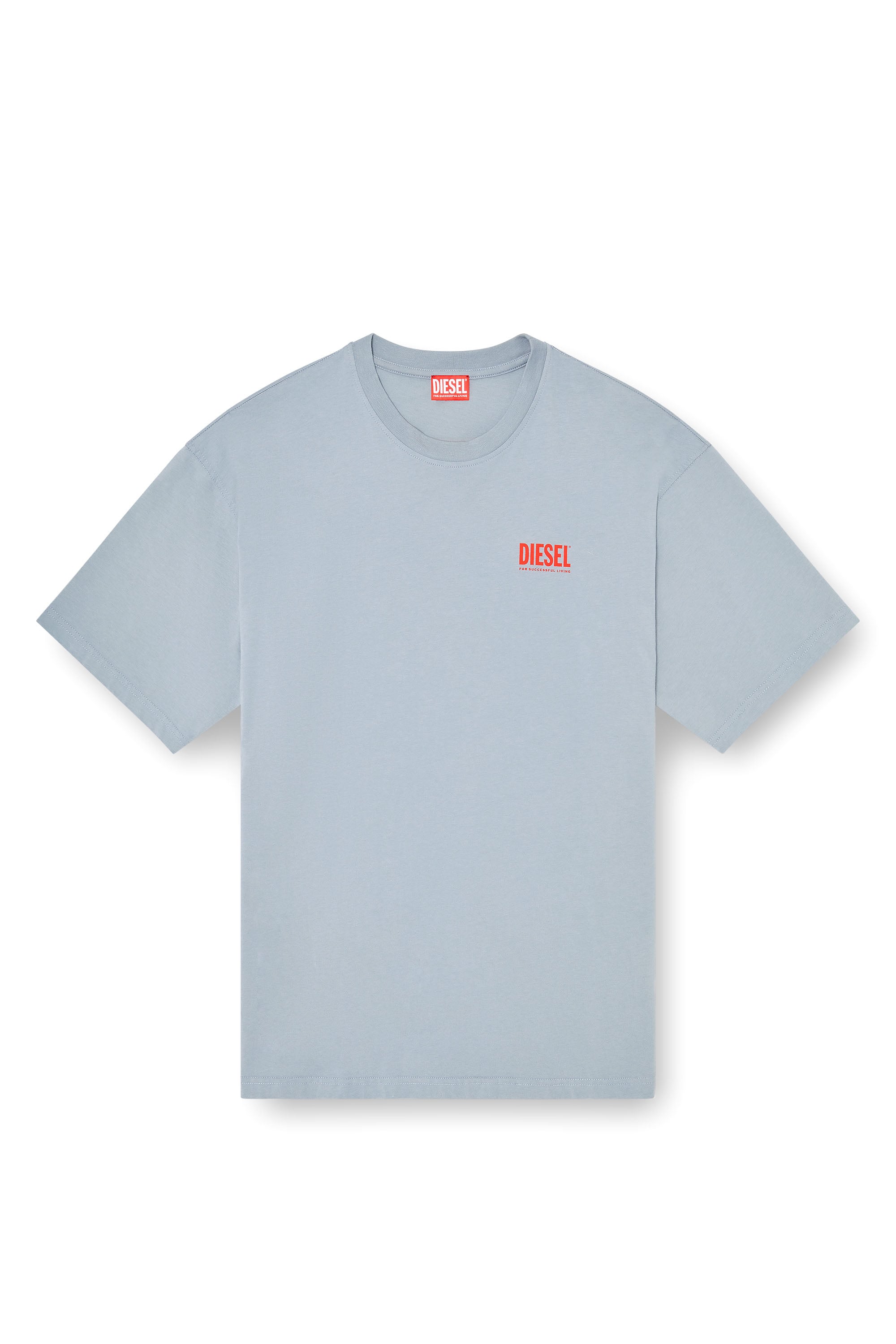 Diesel - T-BOXT-BISK, Male's Tシャツ in ライトグレー - 3