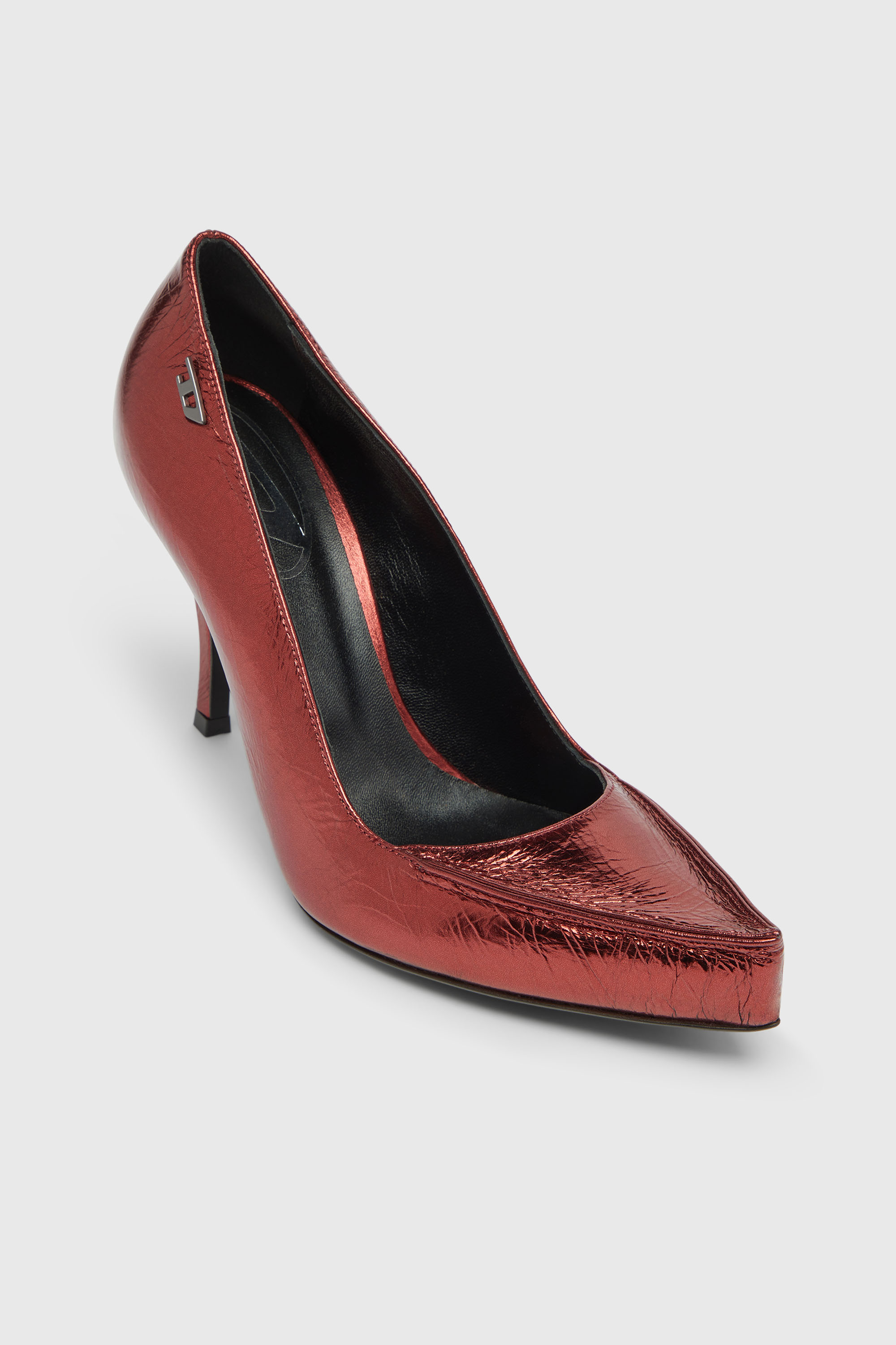 Diesel - D-LUCETTE-90-PUMP D, Female's D-Lucette-Pumps in mirror leather in null - 6