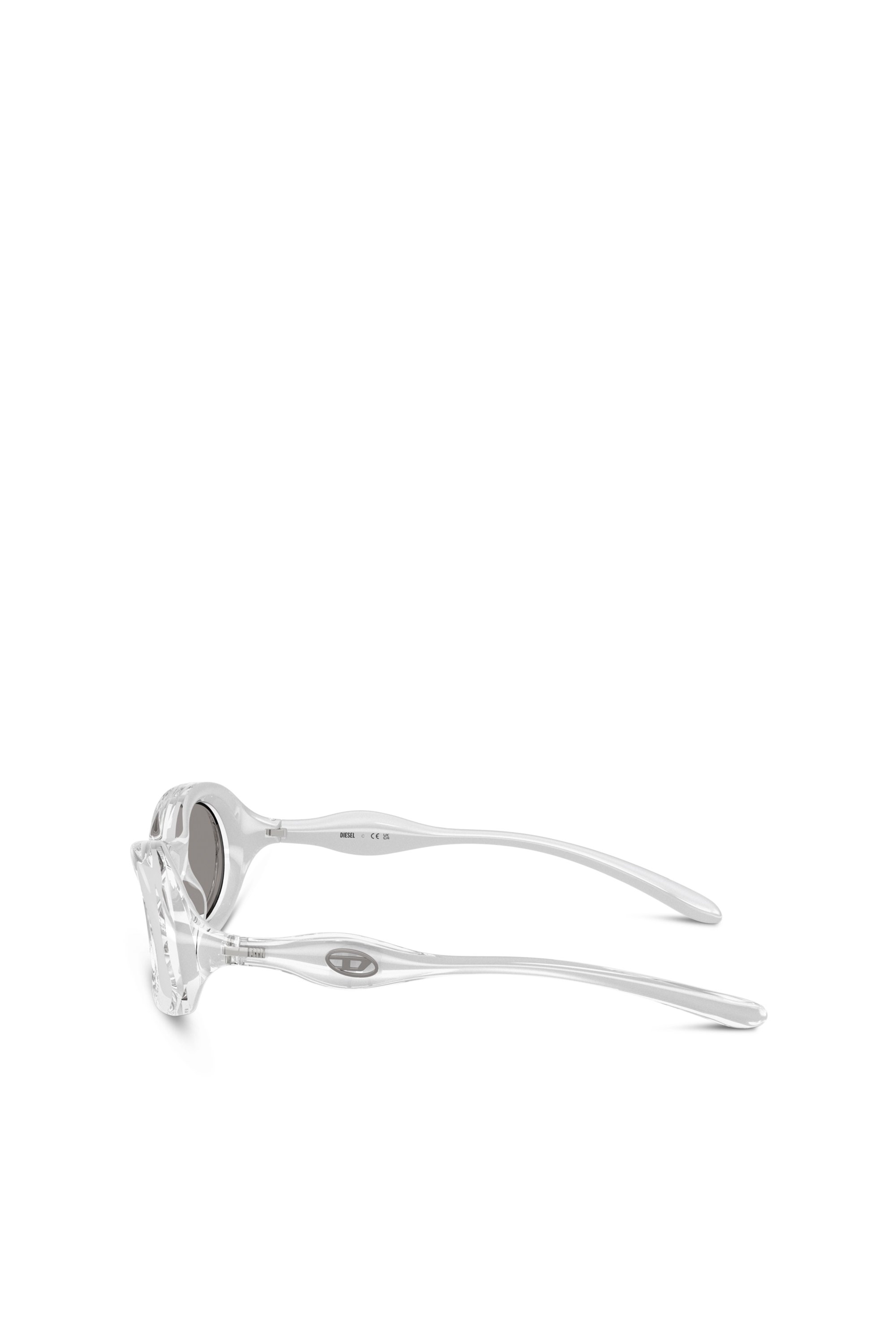 Diesel - 0DL3011U, Unisex's Oval sunglasses in グレー - 3
