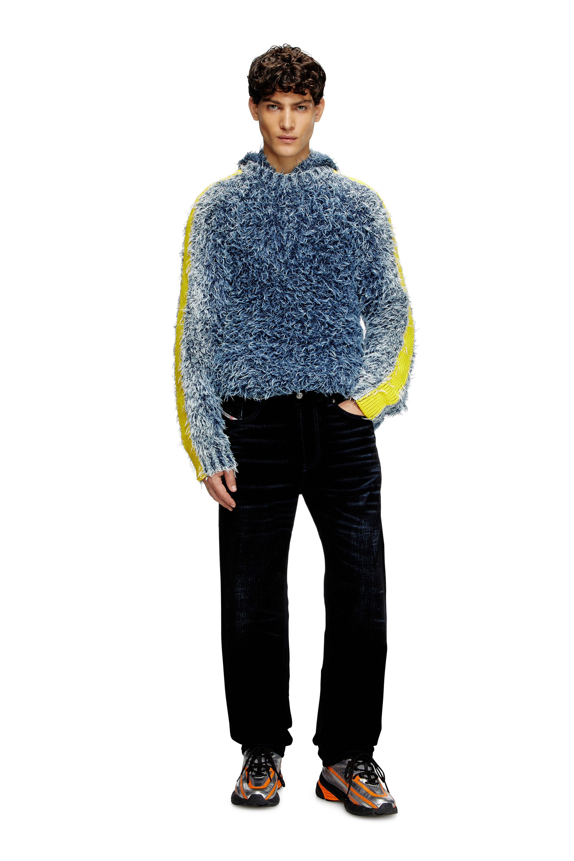 Diesel - Male's Regular Jeans 2024 D-Macs 068QY, ダークブルー - 1