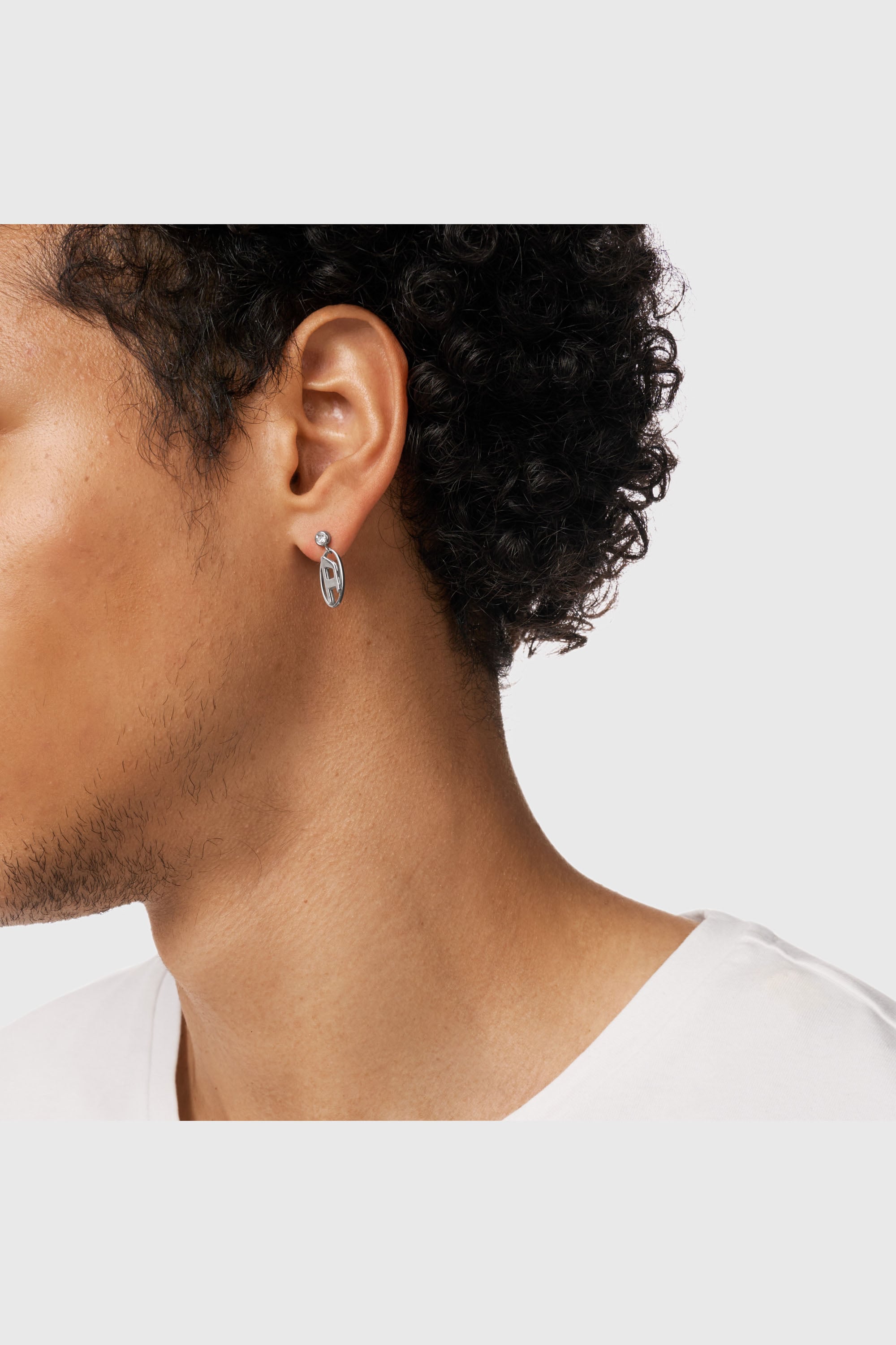 Diesel - DX1655040 JEWELLERY, Unisex's ピアス（片耳用） in シルバー - 4