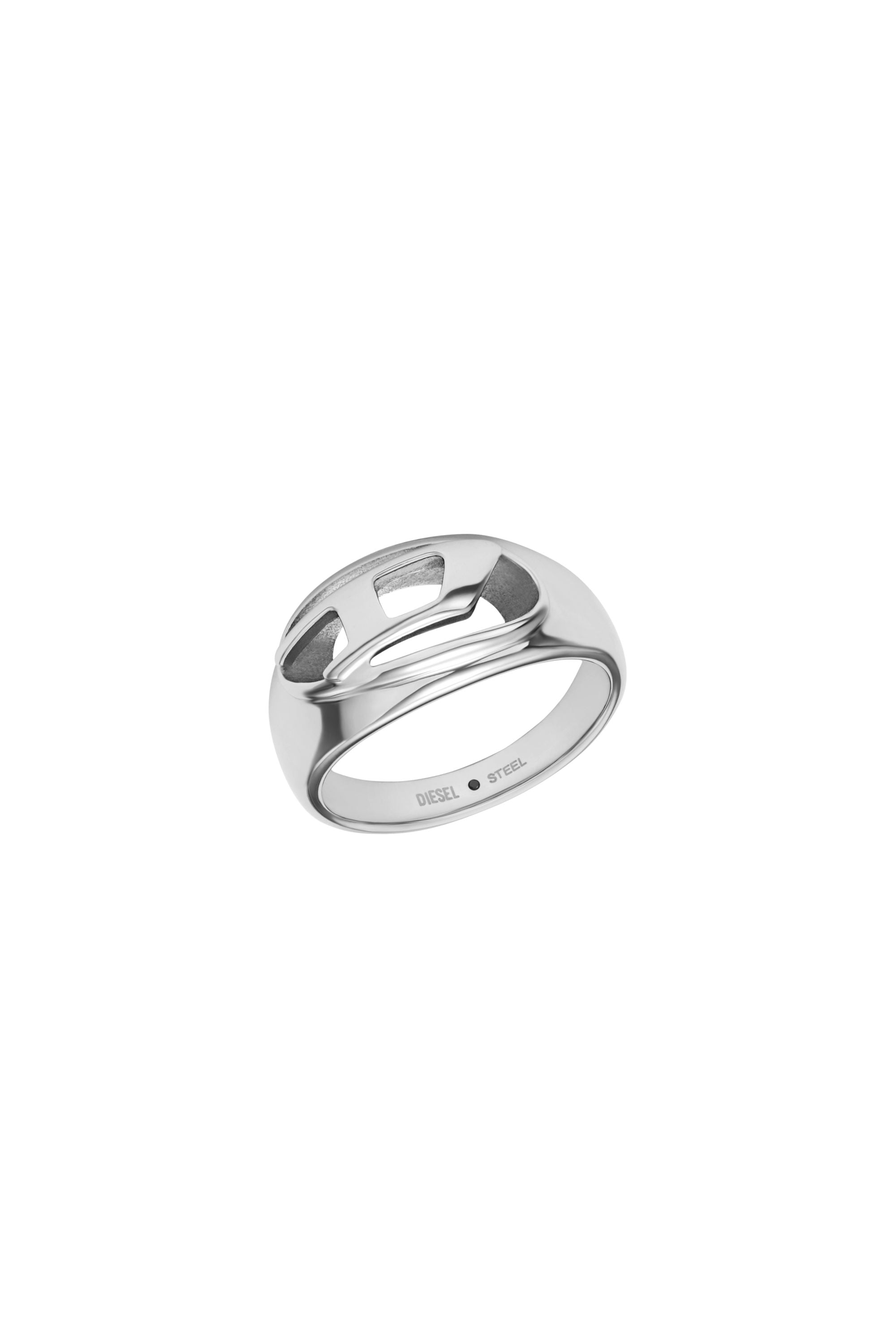 Diesel - DX1715040, Unisex's Stainless Steel Band Ring in シルバー - 1
