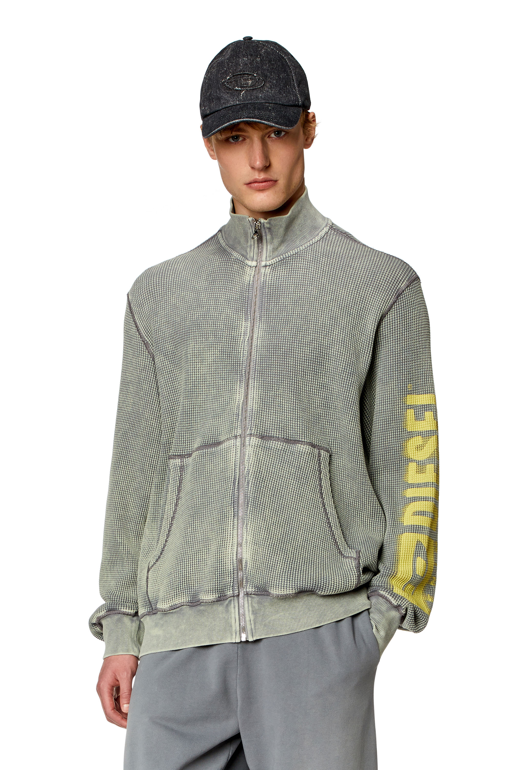 Diesel - S-GINAFY-ZIP, グレー - Image 1