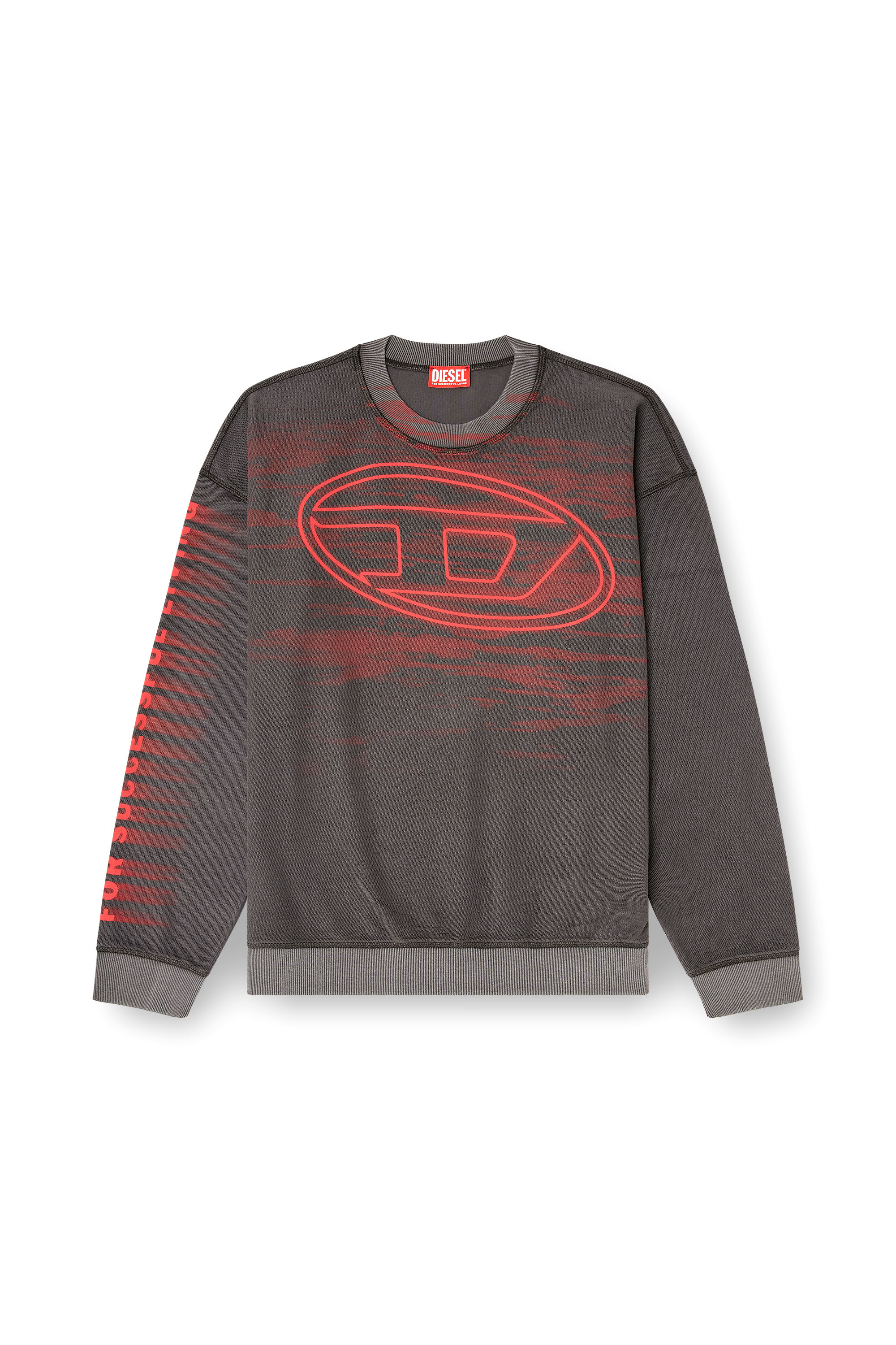 Diesel - S-BOXT-T1, Male's プルオーバースウェット in ダークグレー - 2