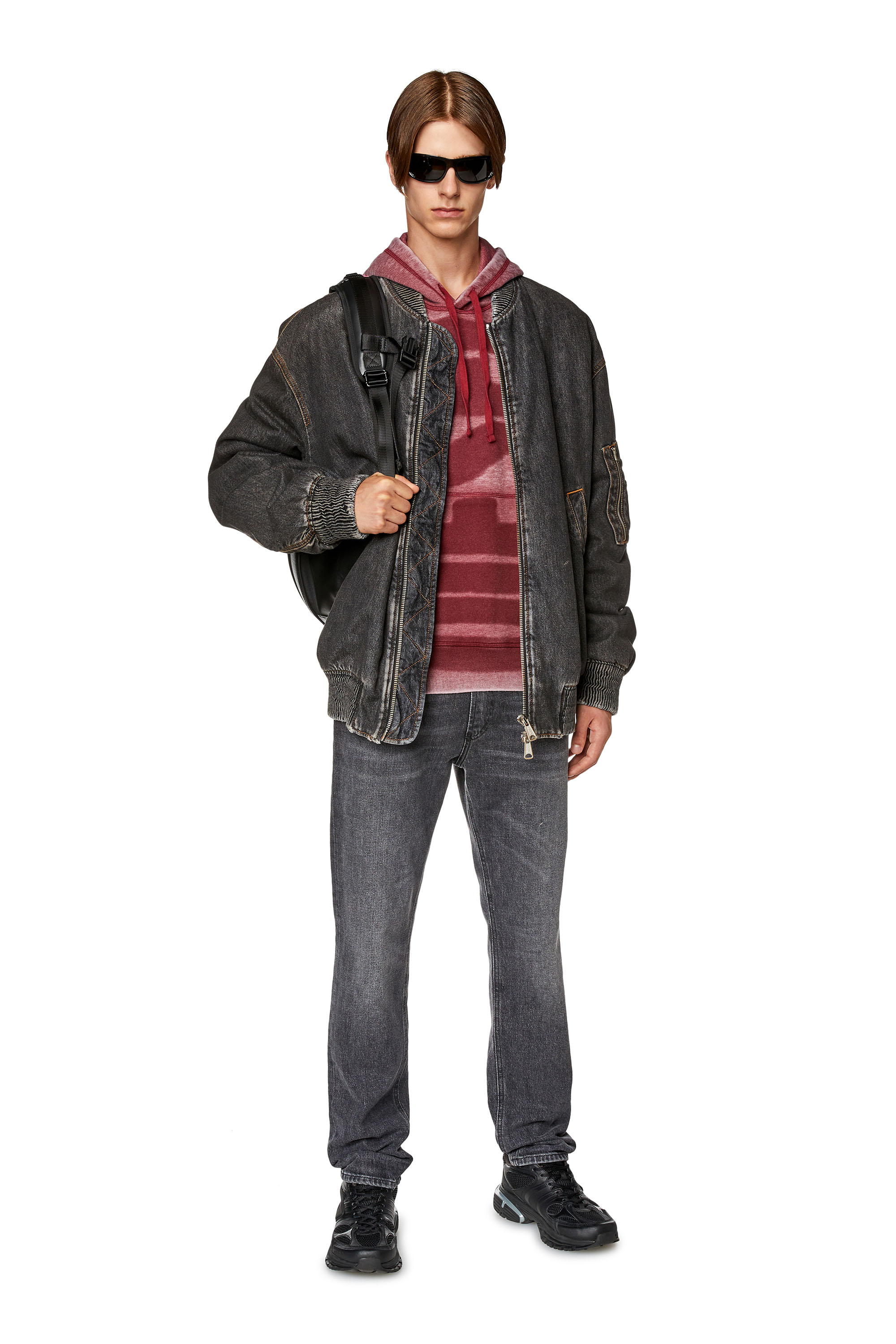 Diesel - S-GINN-HOOD-L1, レッド - Image 3