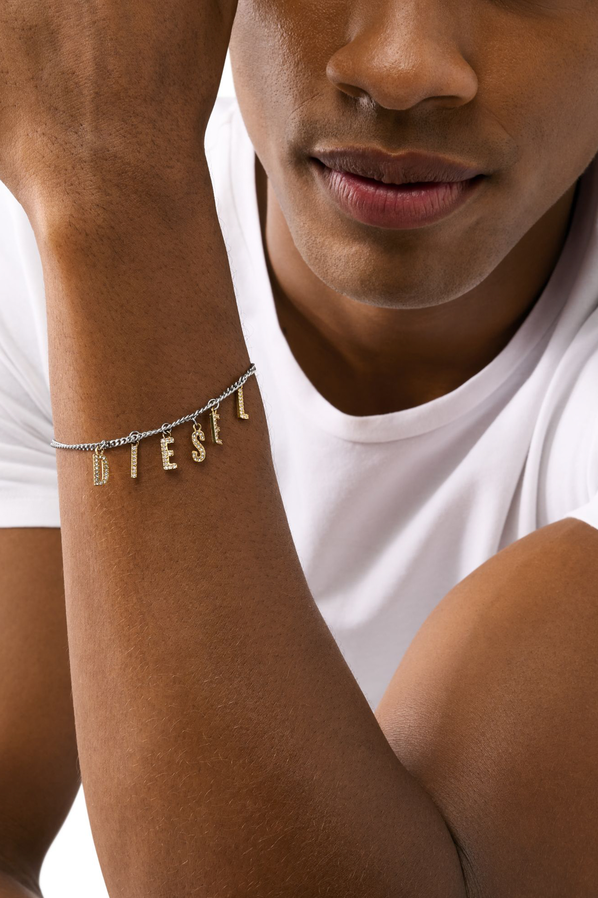 Diesel - DX1547931 JEWEL, Unisex's ブレスレット in シルバー/ゴールド - 3