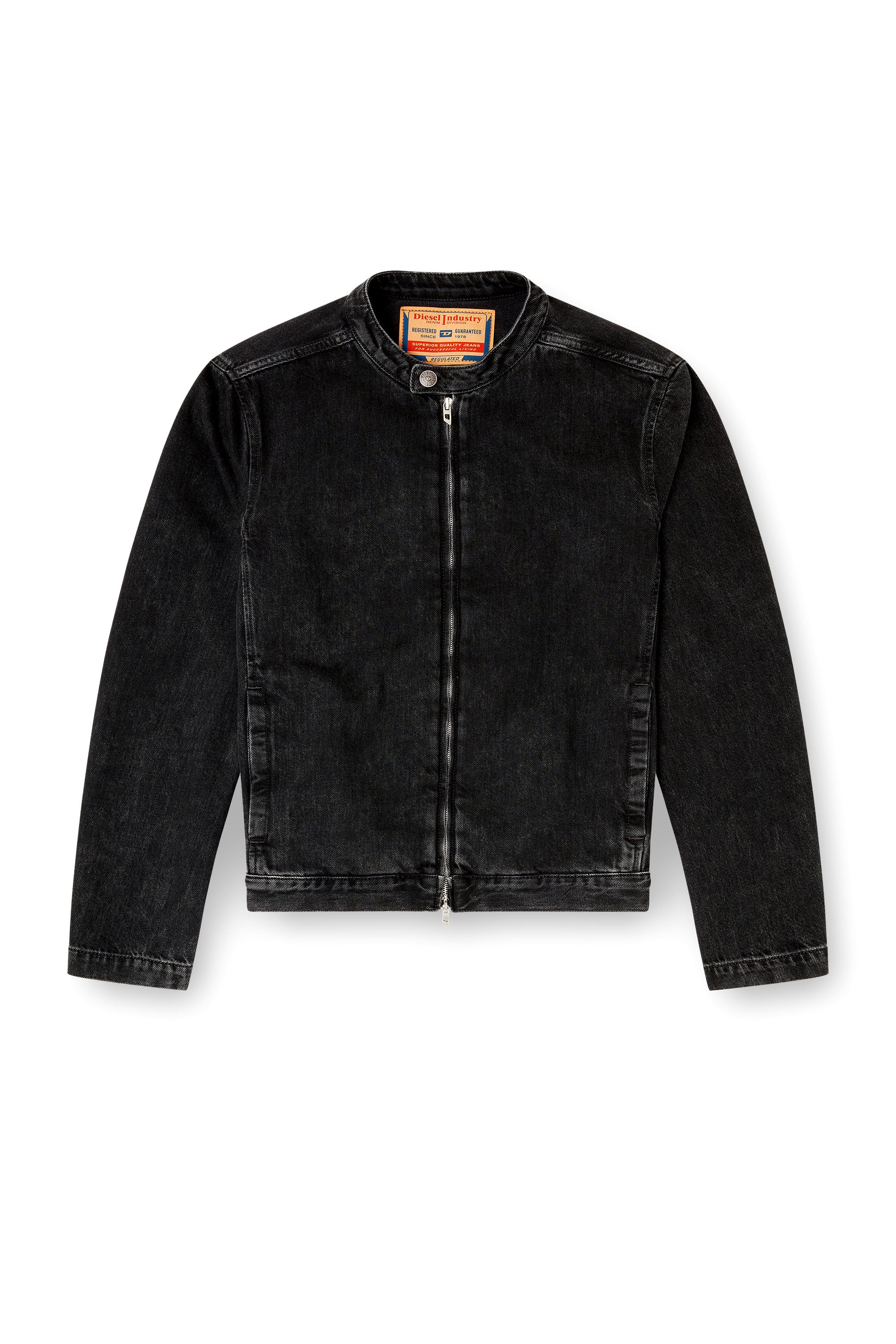 Diesel - D-GLORY, Male's デニムジャケット in ブラック - 3