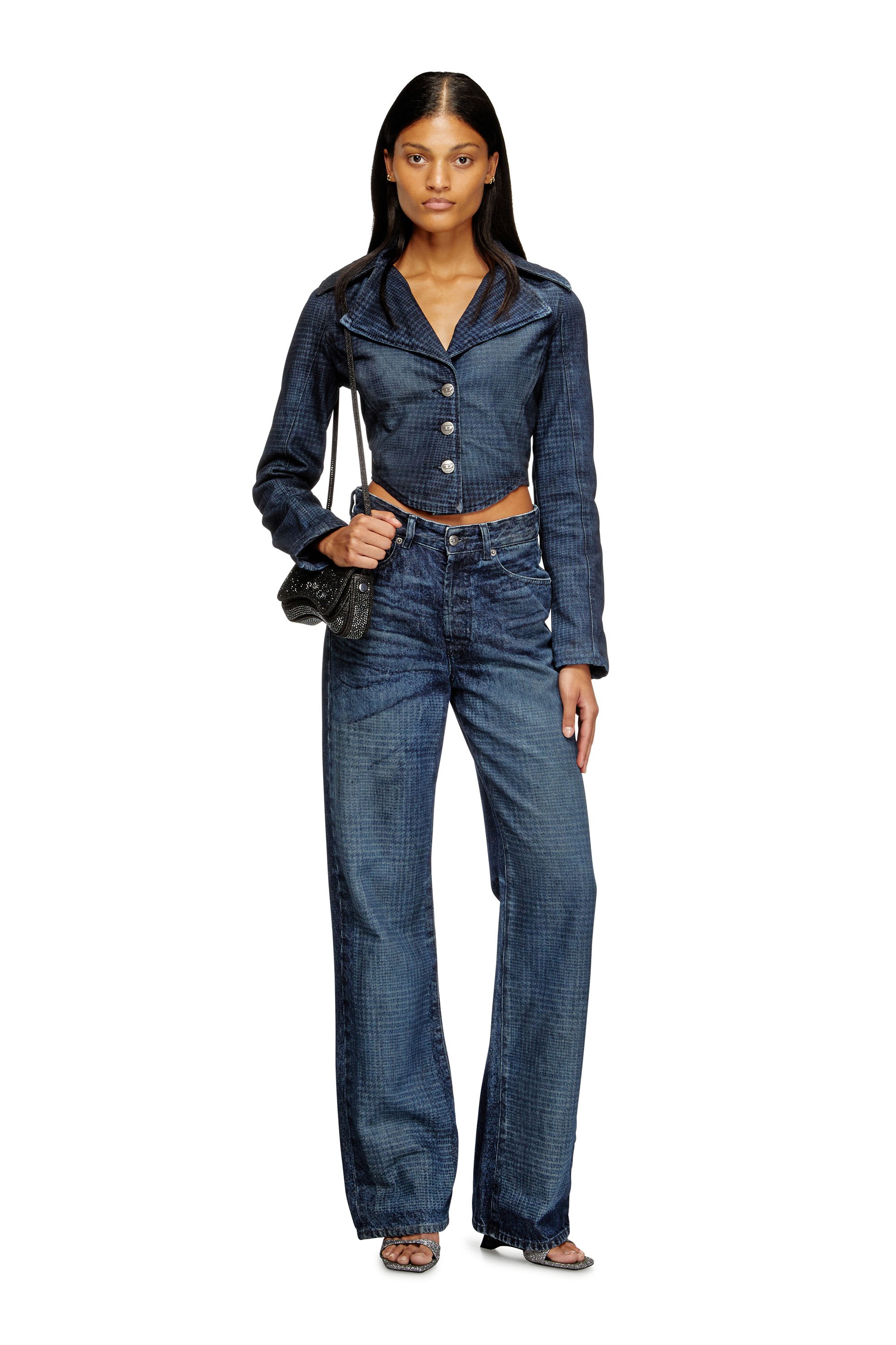Diesel - DE-ALI-S, Female's デニムジャケット in ダークブルー - 2
