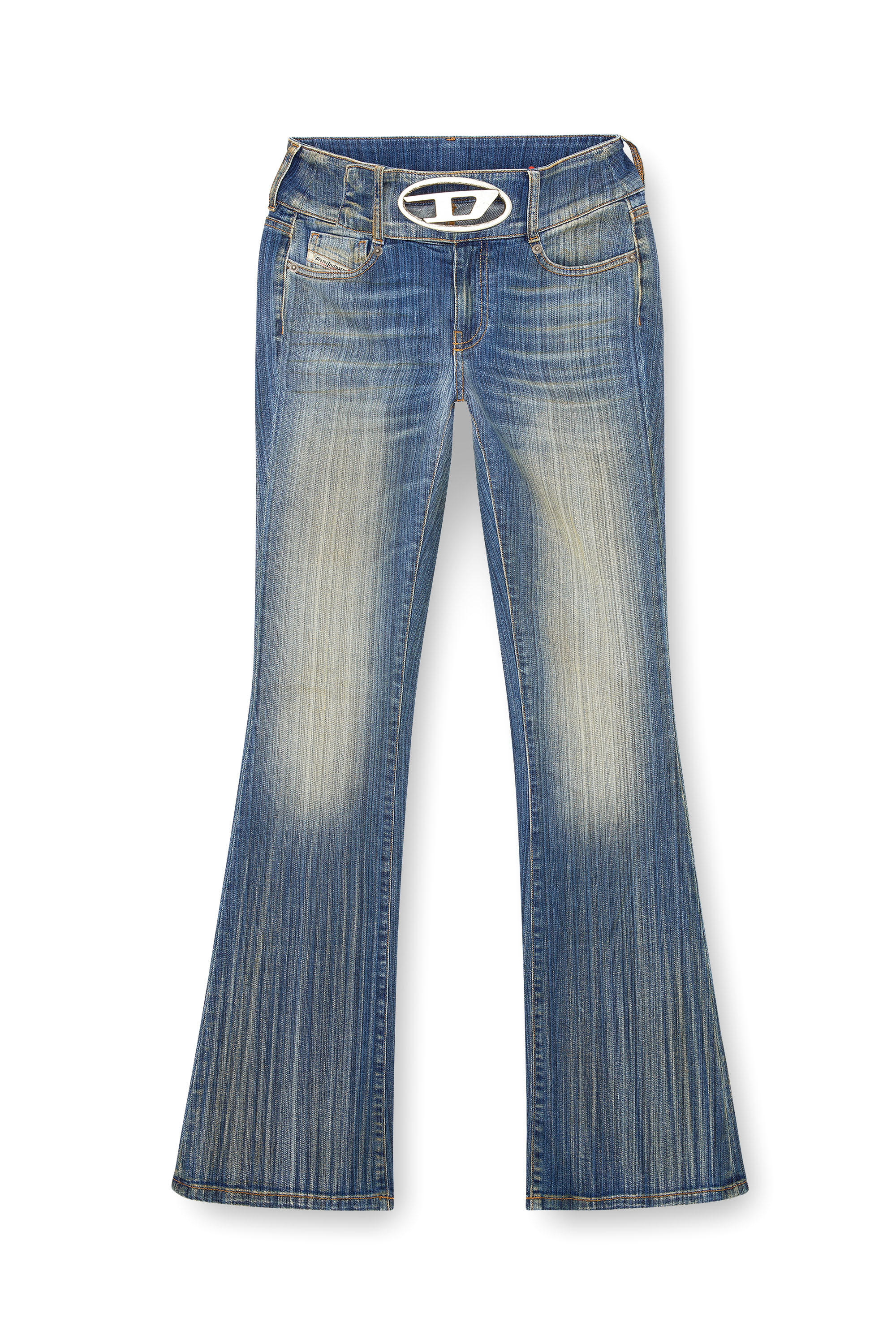 Diesel - Female's Bootcut Jeans D-Propol 0CBCX, ミディアムブルー - 3