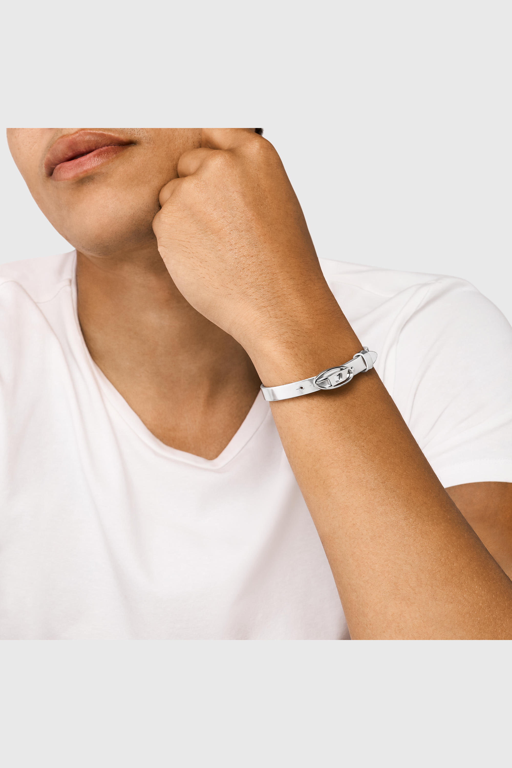 Diesel - DX1518040, Unisex's ブレスレット in シルバー - 4