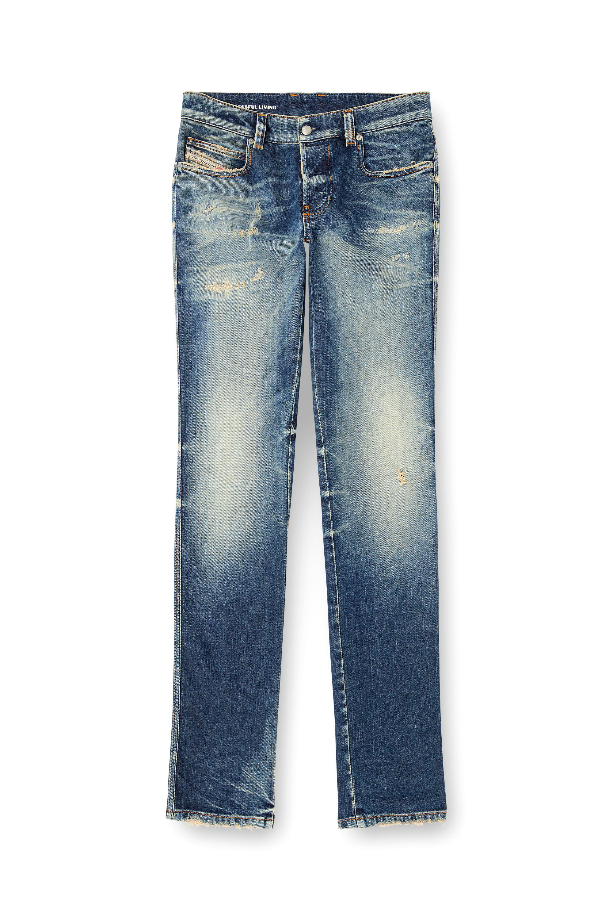 Diesel - Male's Slim Jeans 1993 D-Vyl 09M55, ダークブルー - 3