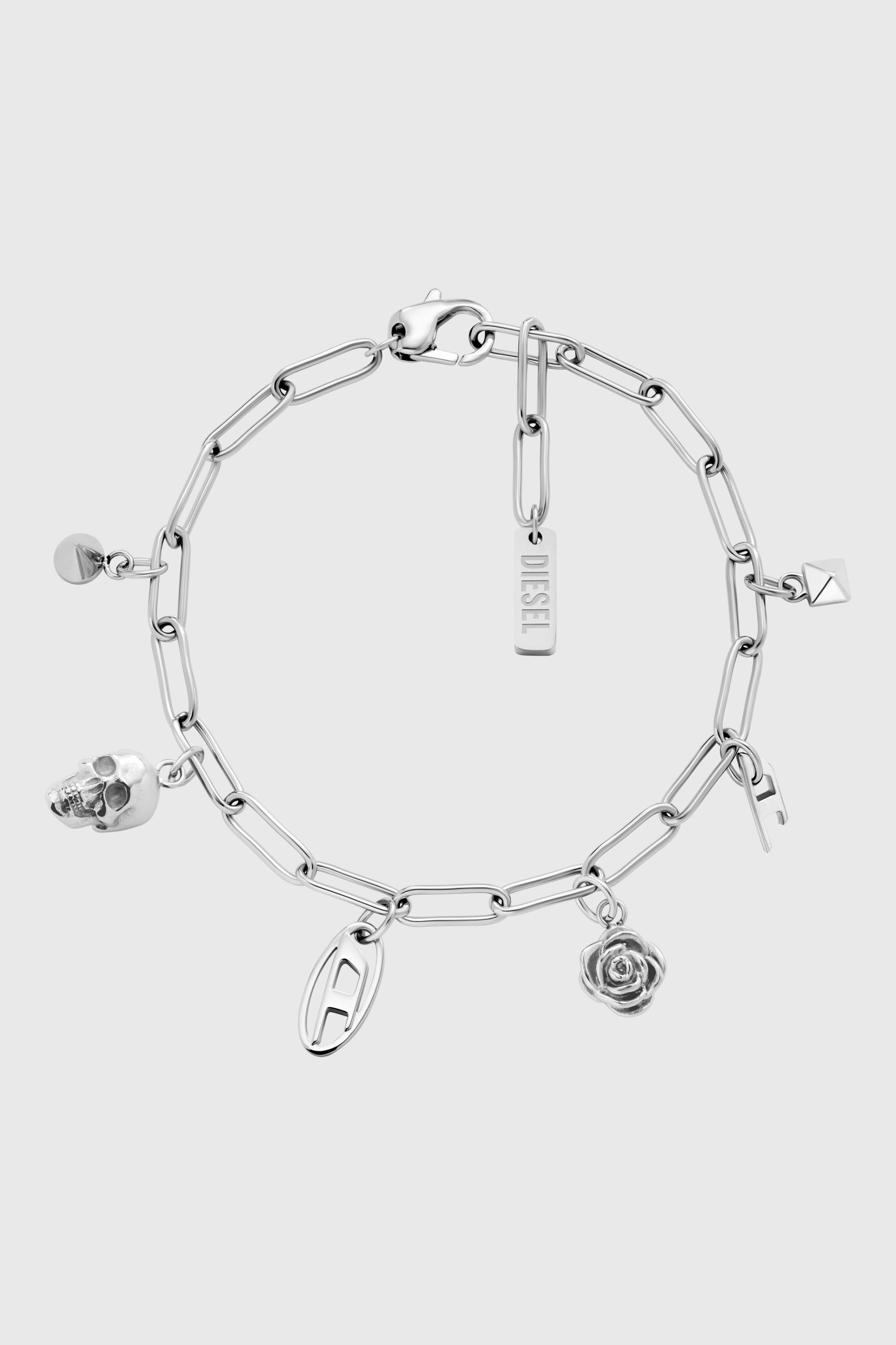 Diesel - DX1604040, Unisex's ブレスレット in シルバー - 1