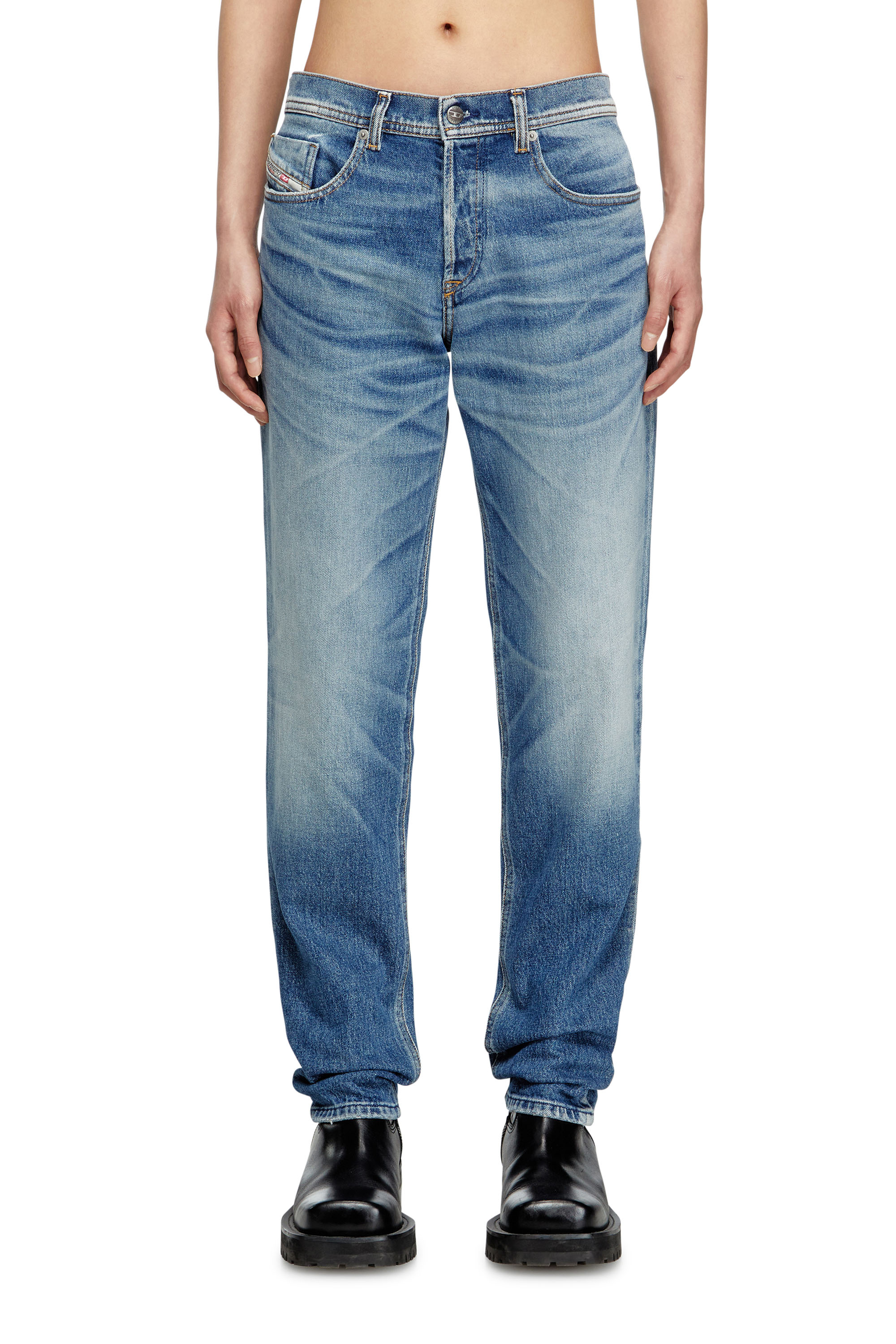 Diesel - Male's Regular Jeans 2023 D-Finitive 09M12, ミディアムブルー - 3