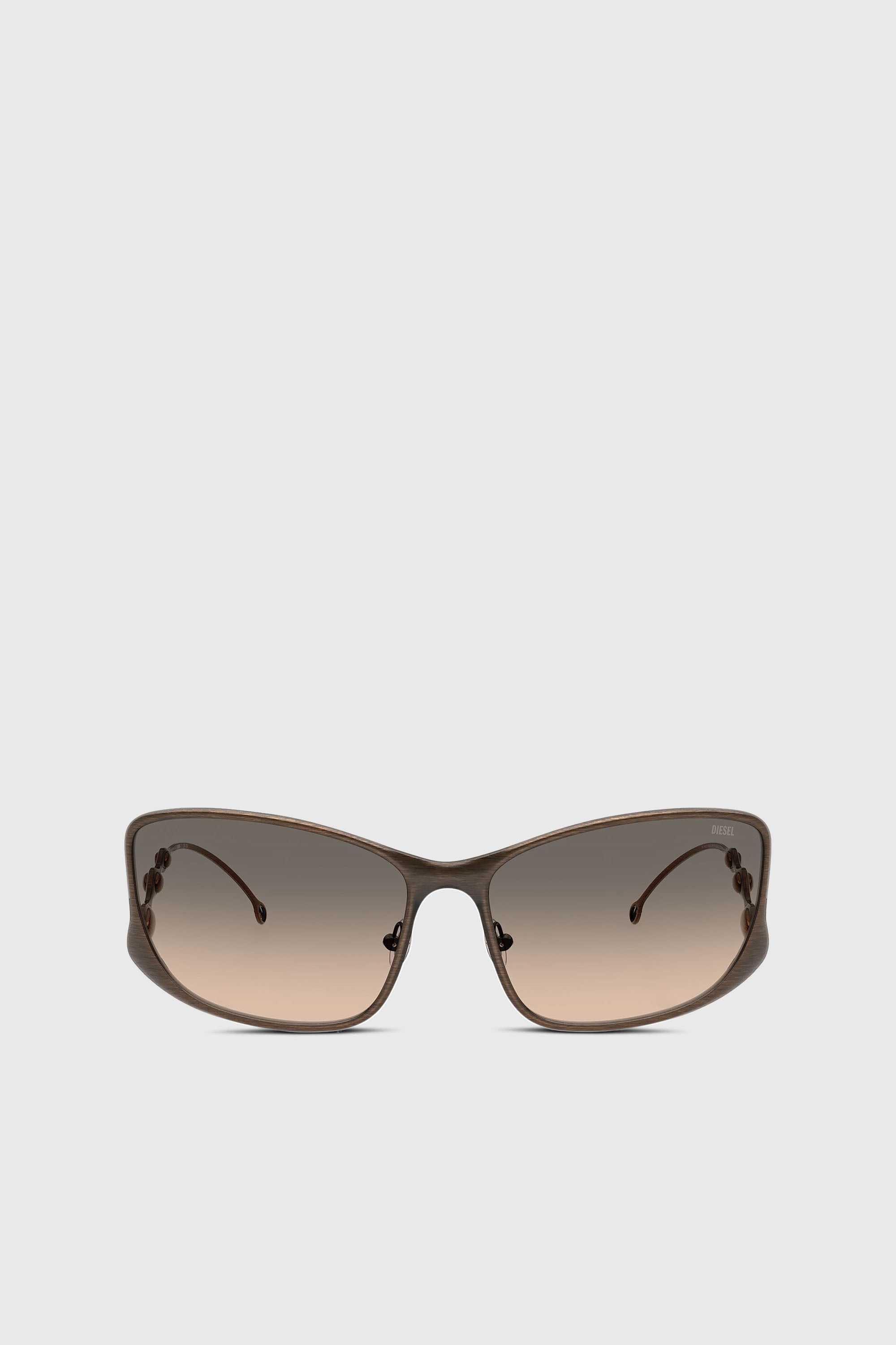 Diesel - 0DL1013, Unisex's Rectangle sunglasses in ブラウン - 1