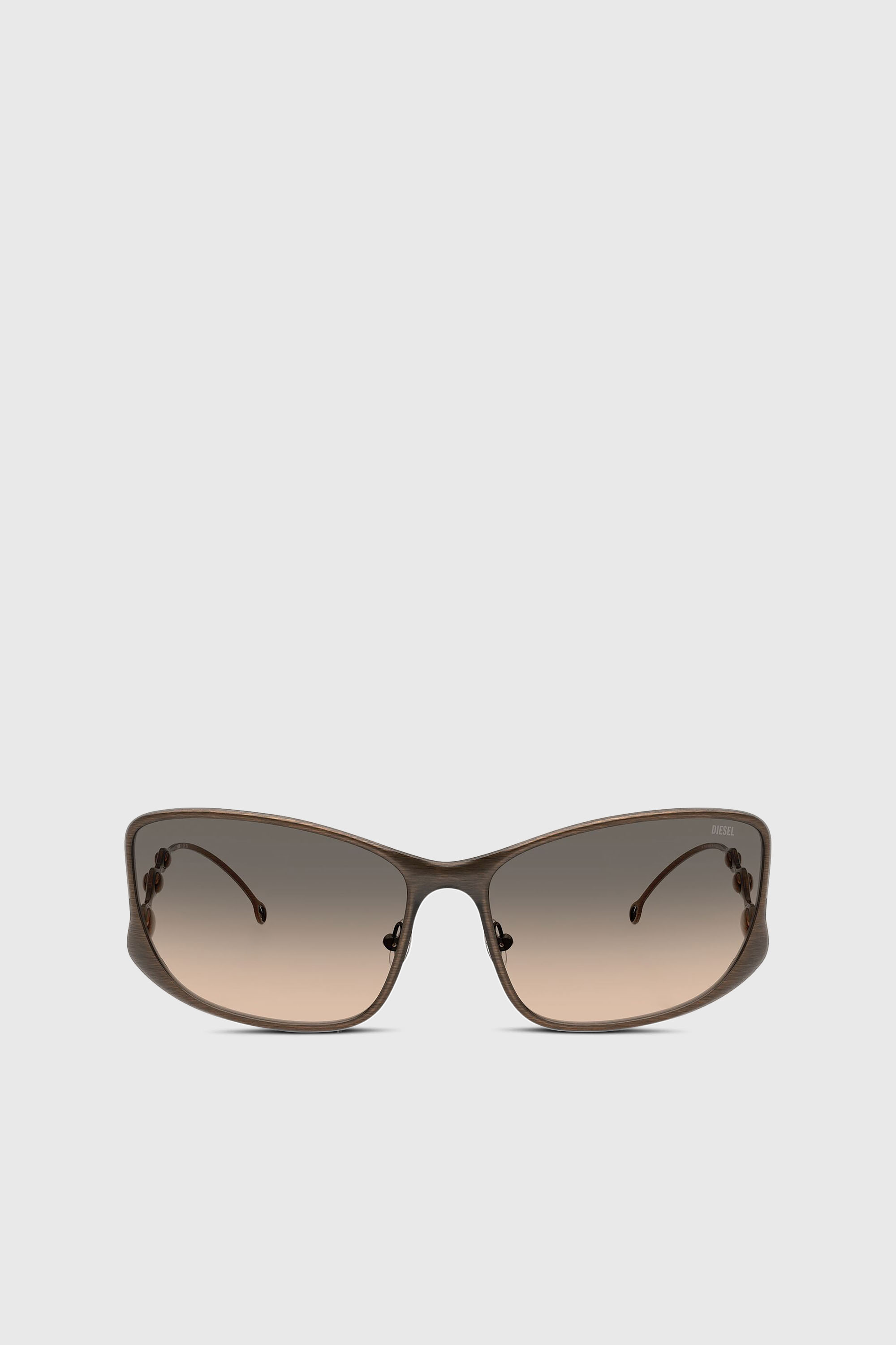 Diesel - 0DL1013, Unisex's Rectangle sunglasses in ブラウン - 1