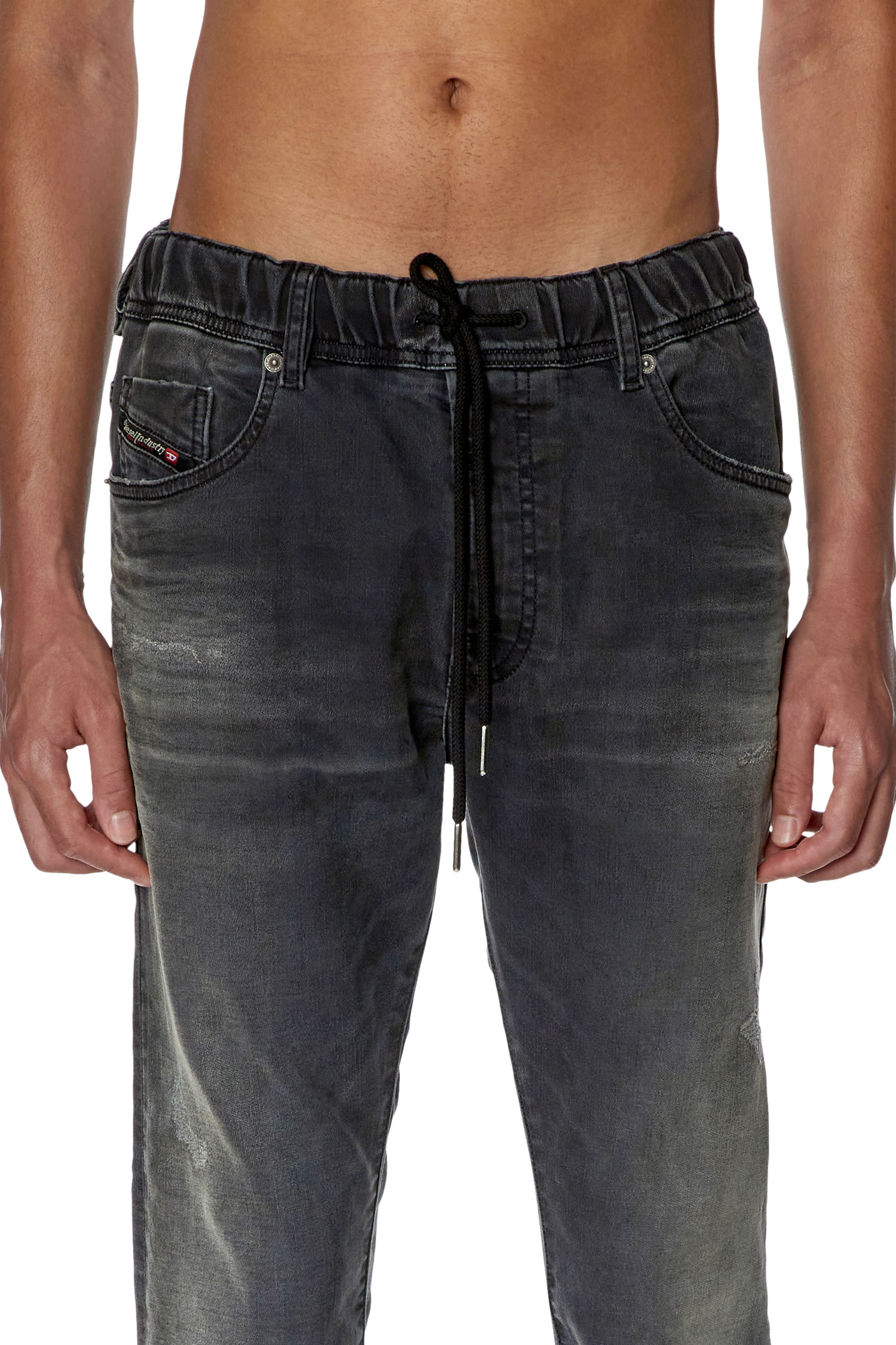 Diesel - Tapered 2030 D-Krooley Joggjeans® 068FP, ブラック/ダークグレー - Image 5