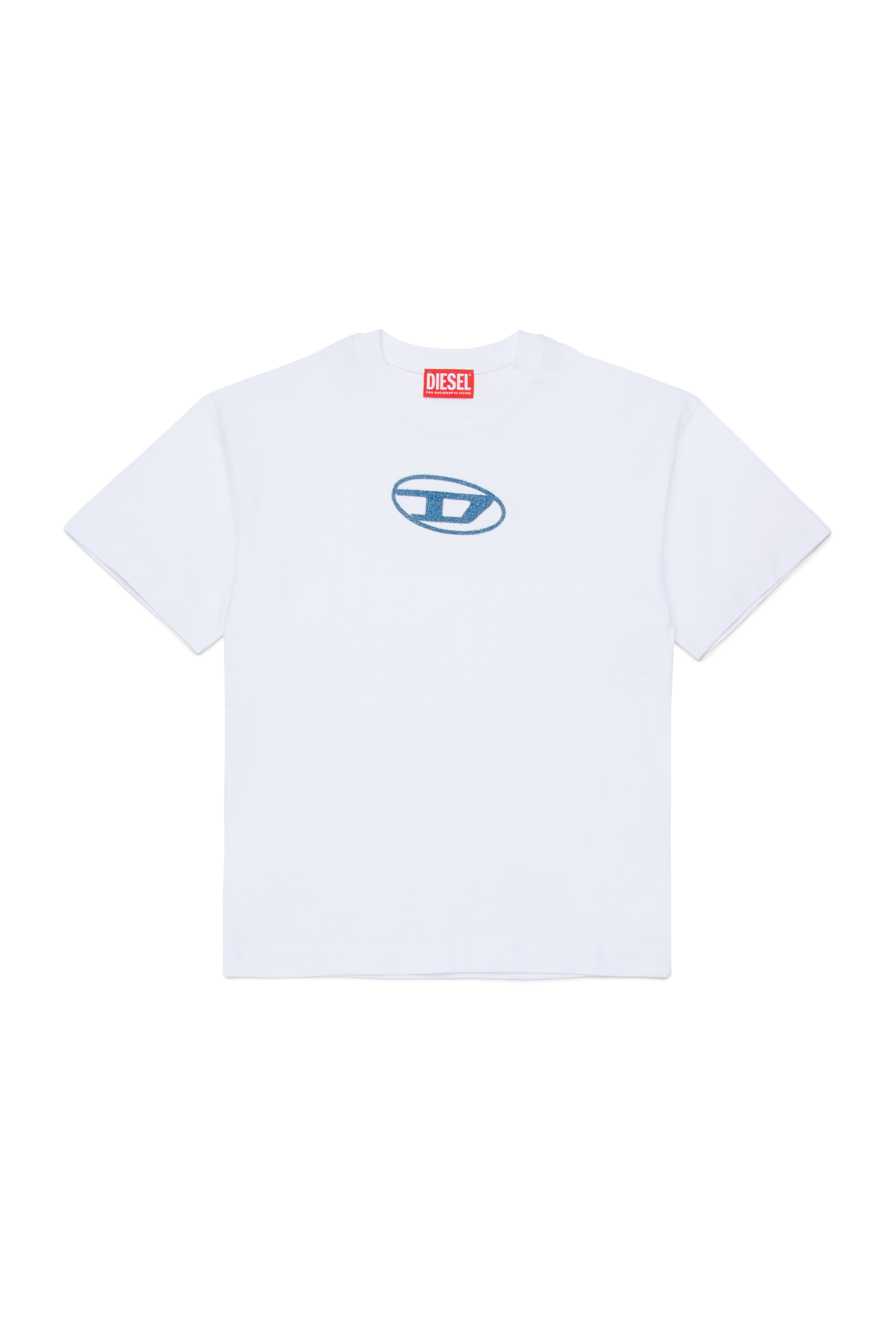 Diesel - TLOGY OVER, Male's Tシャツ in ホワイト - 1
