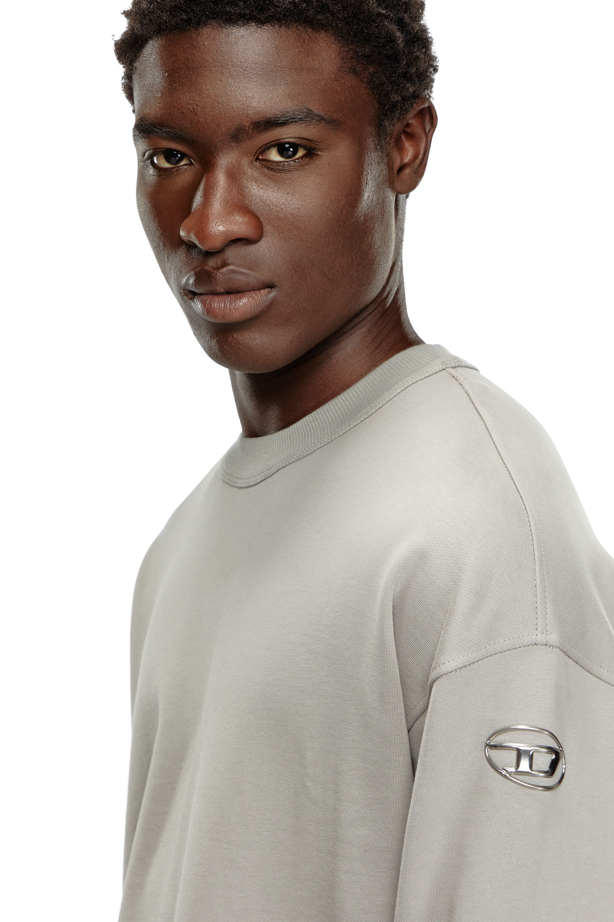 Diesel - S-MACSIS-OD, Male's スウェットプルオーバー in グレー - 4