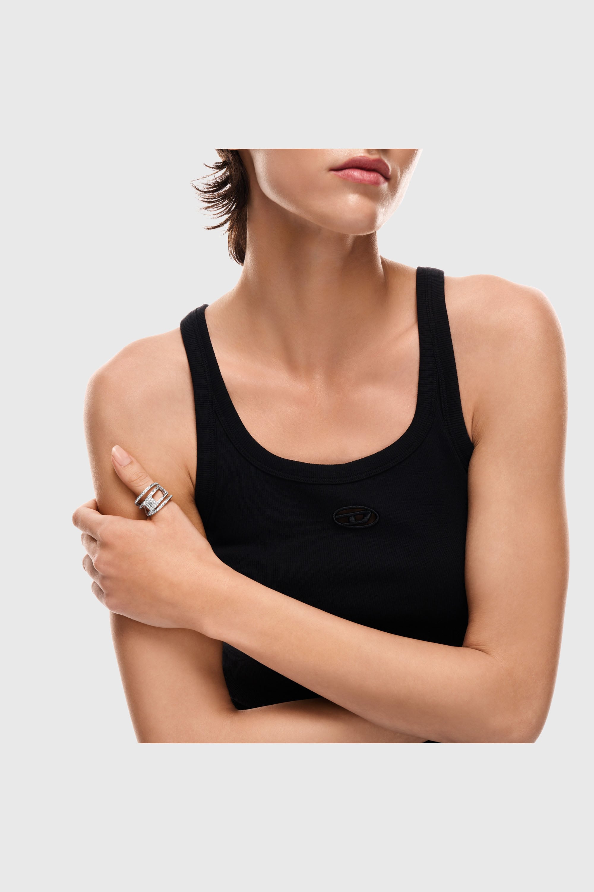 Diesel - DX1705040 JEWELLERY, Unisex's リング in シルバー - 5