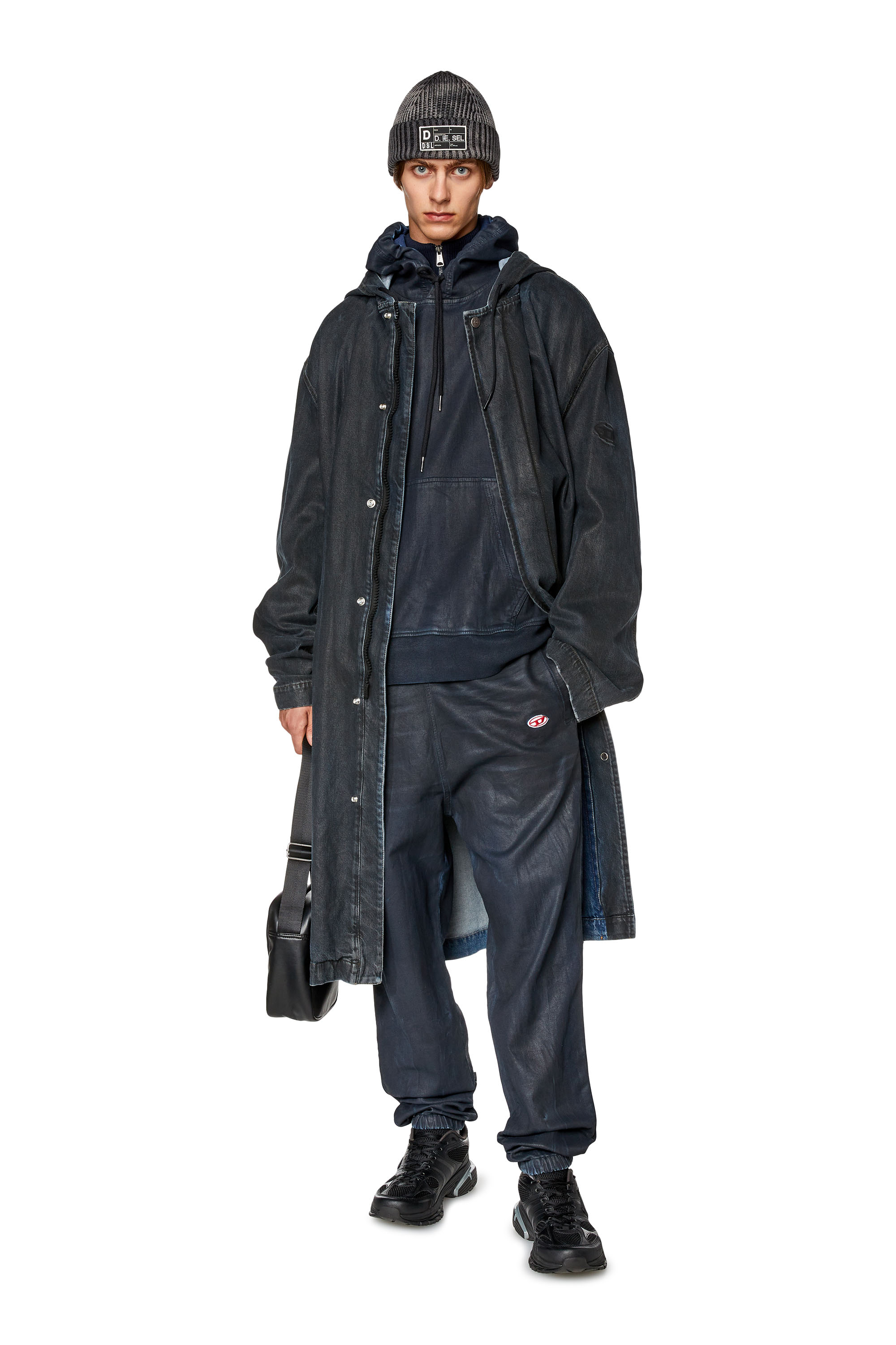 Diesel - Tapered D-Lab Track Denim 09H05, ダークブルー - Image 4