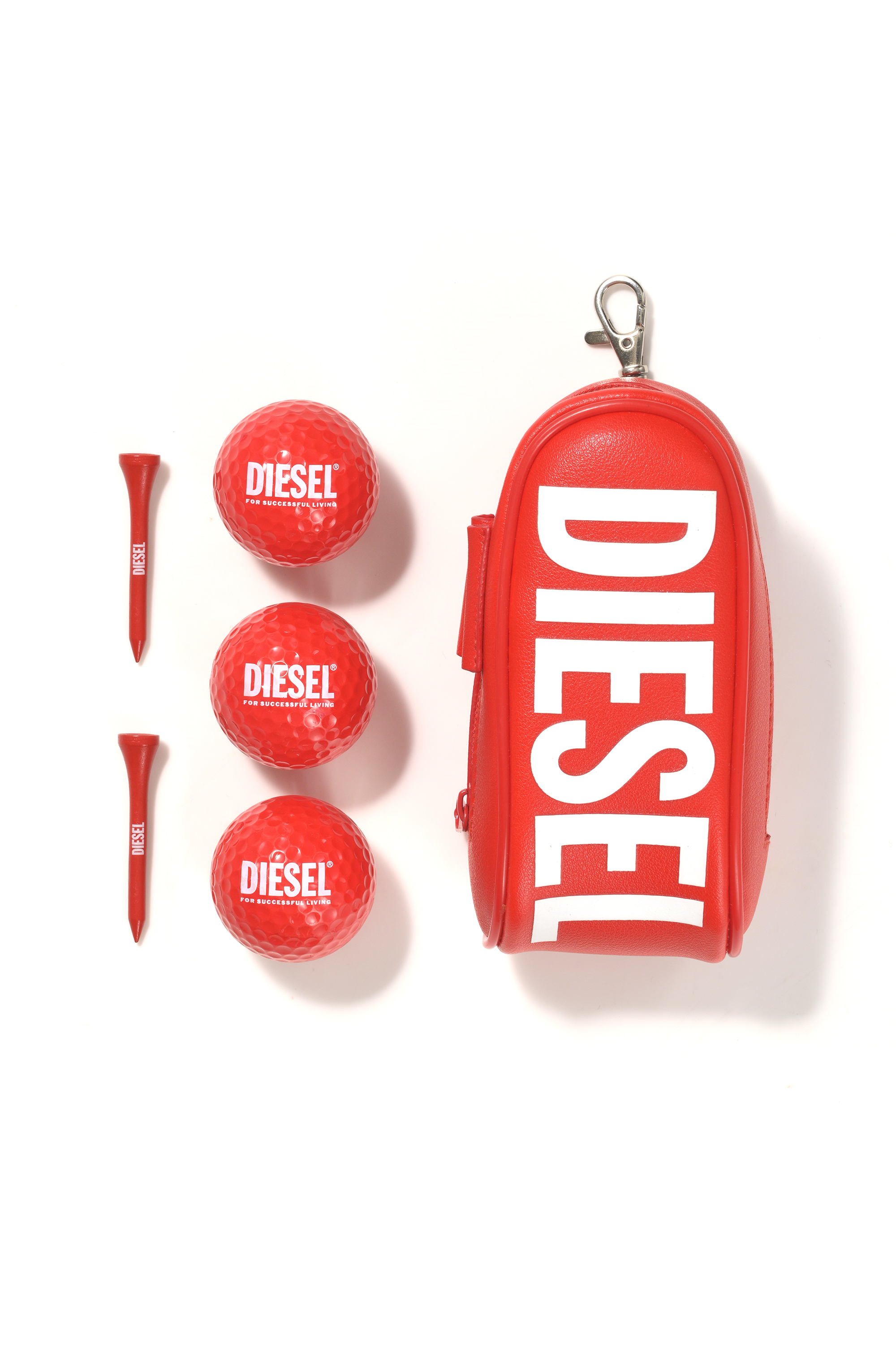 Diesel - GOLF BALL CASE SET, レッド - Image 1