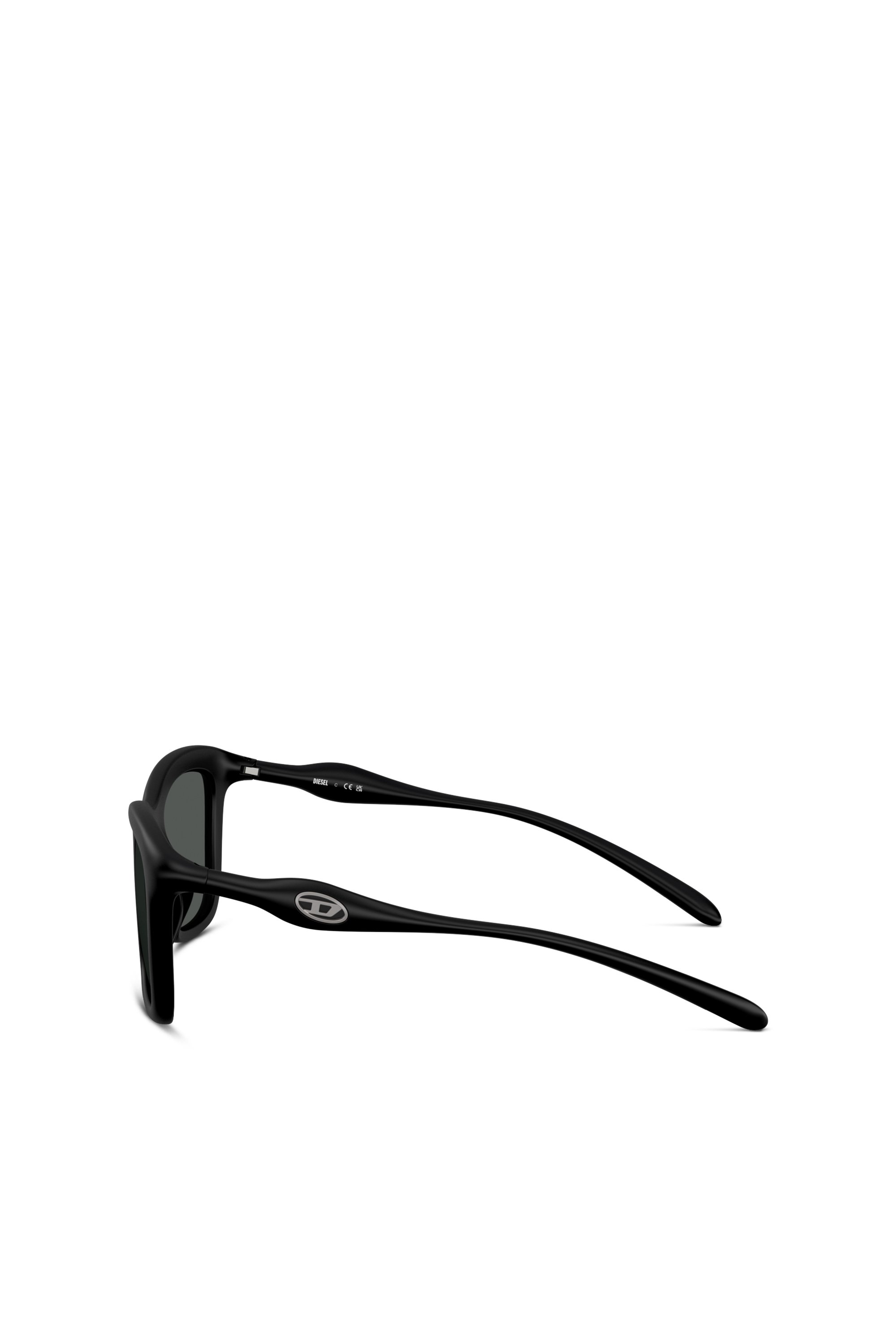 Diesel - 0DL3008U, Unisex's Square sunglasses in ブラック - 3