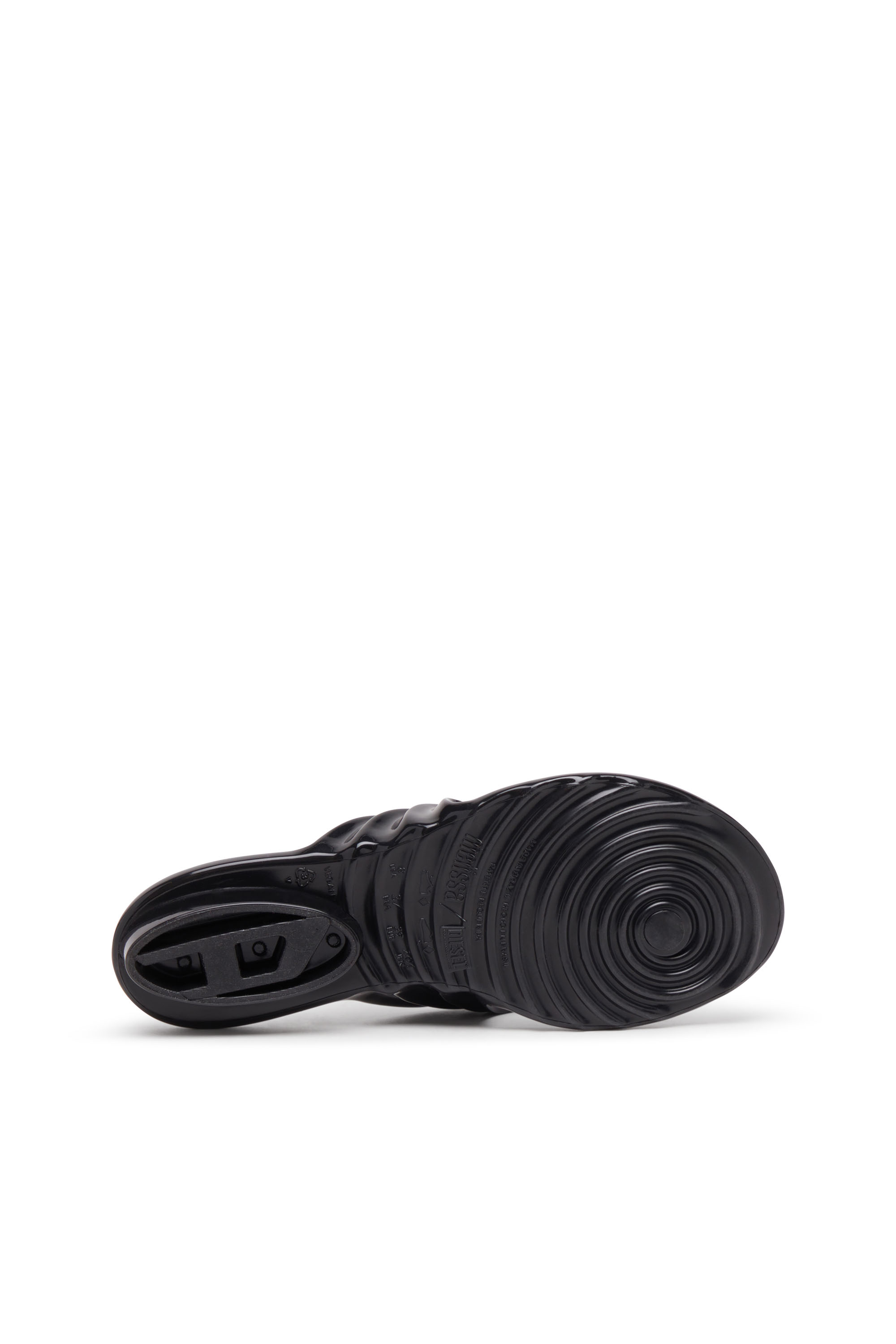 Diesel - MELISSA QUANTUM THONG, Female's Sculptural flip-flops in Melflex® in ブラック - 4