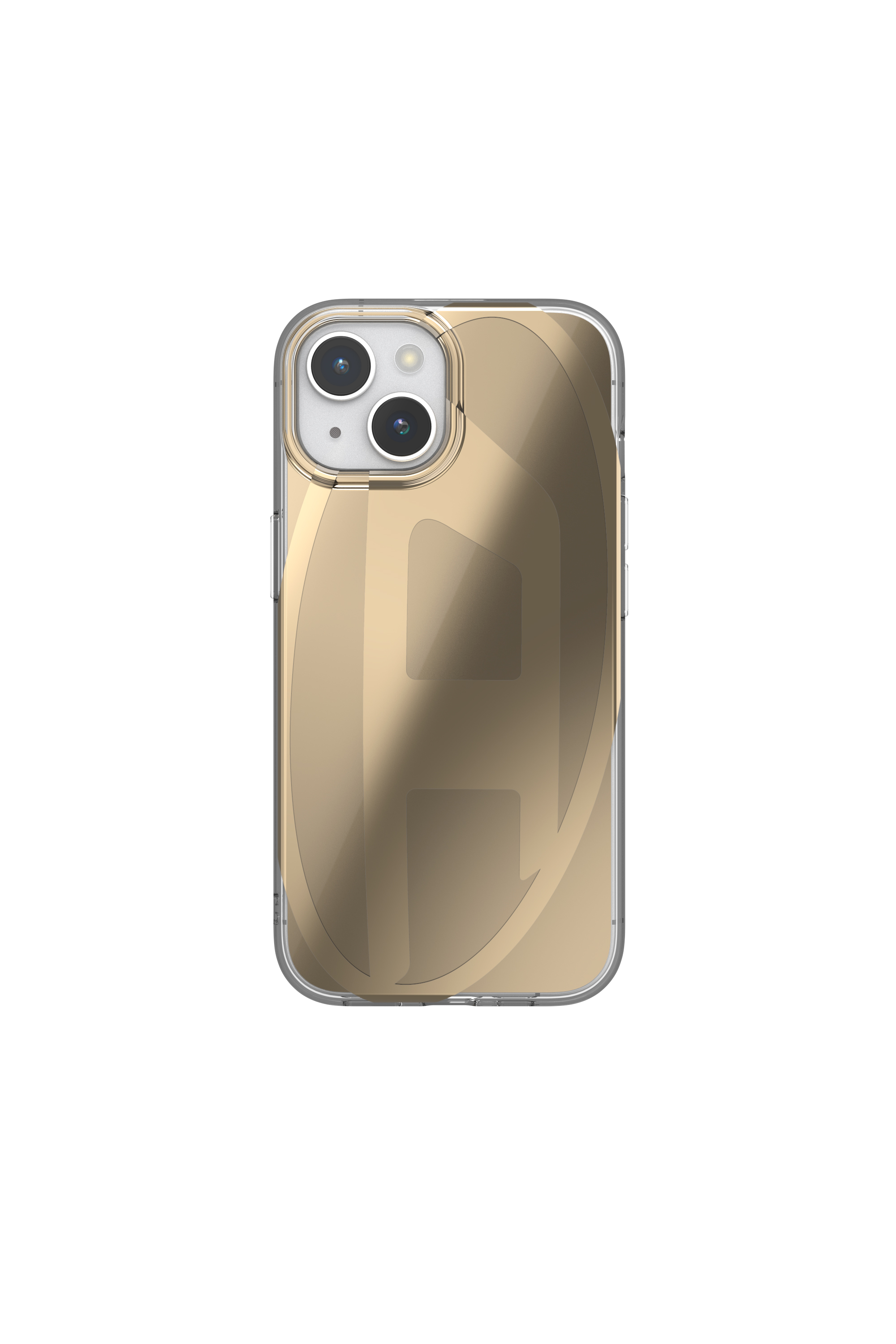 Diesel - 54088 MOULDED CASE, Unisex's iPhone 15 クリアケース in ゴールド - 2