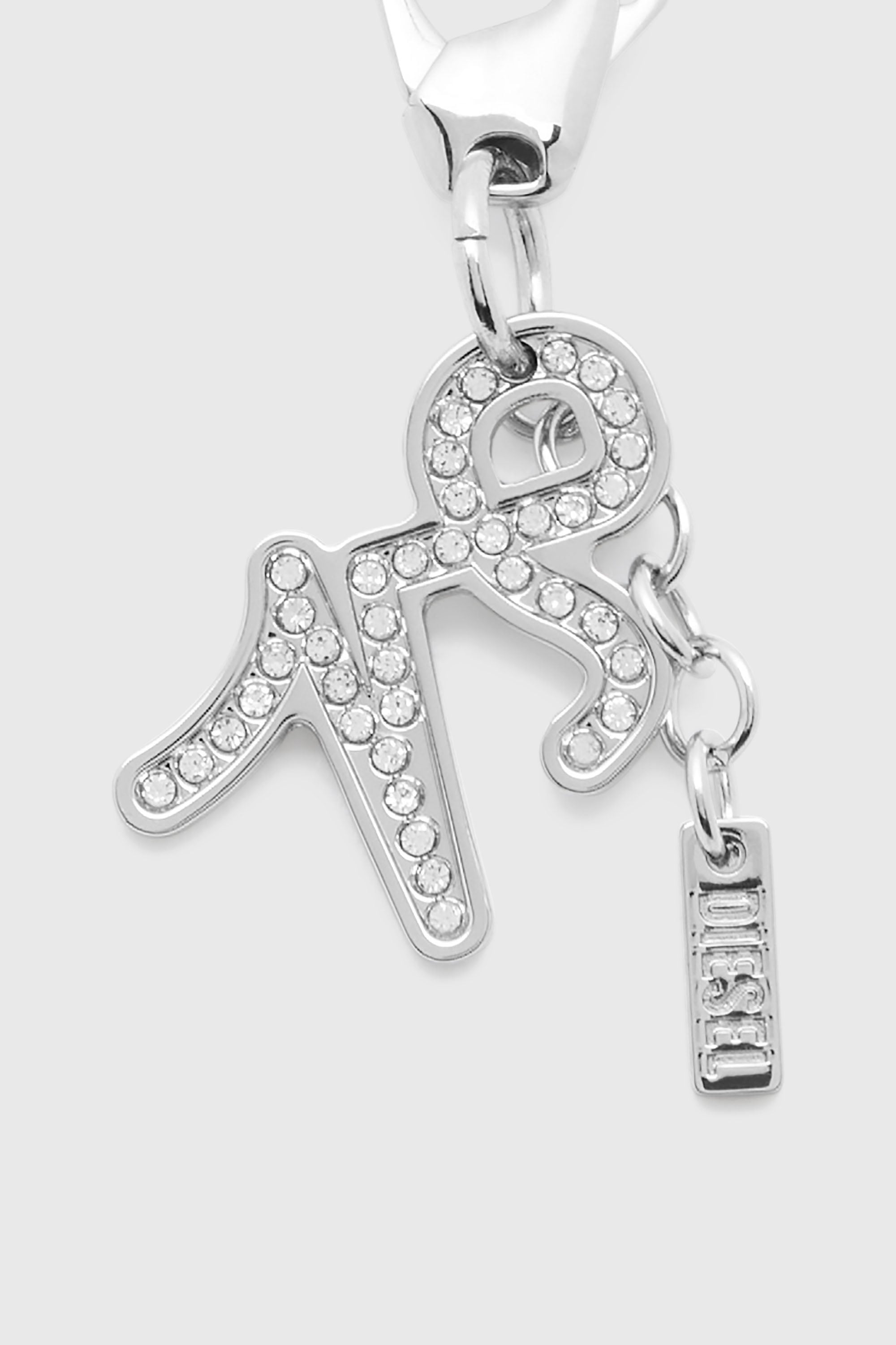 Diesel - CHARM CAPRICORN, Unisex's Metal Capricorn charm with rhinestones in シルバー - 2