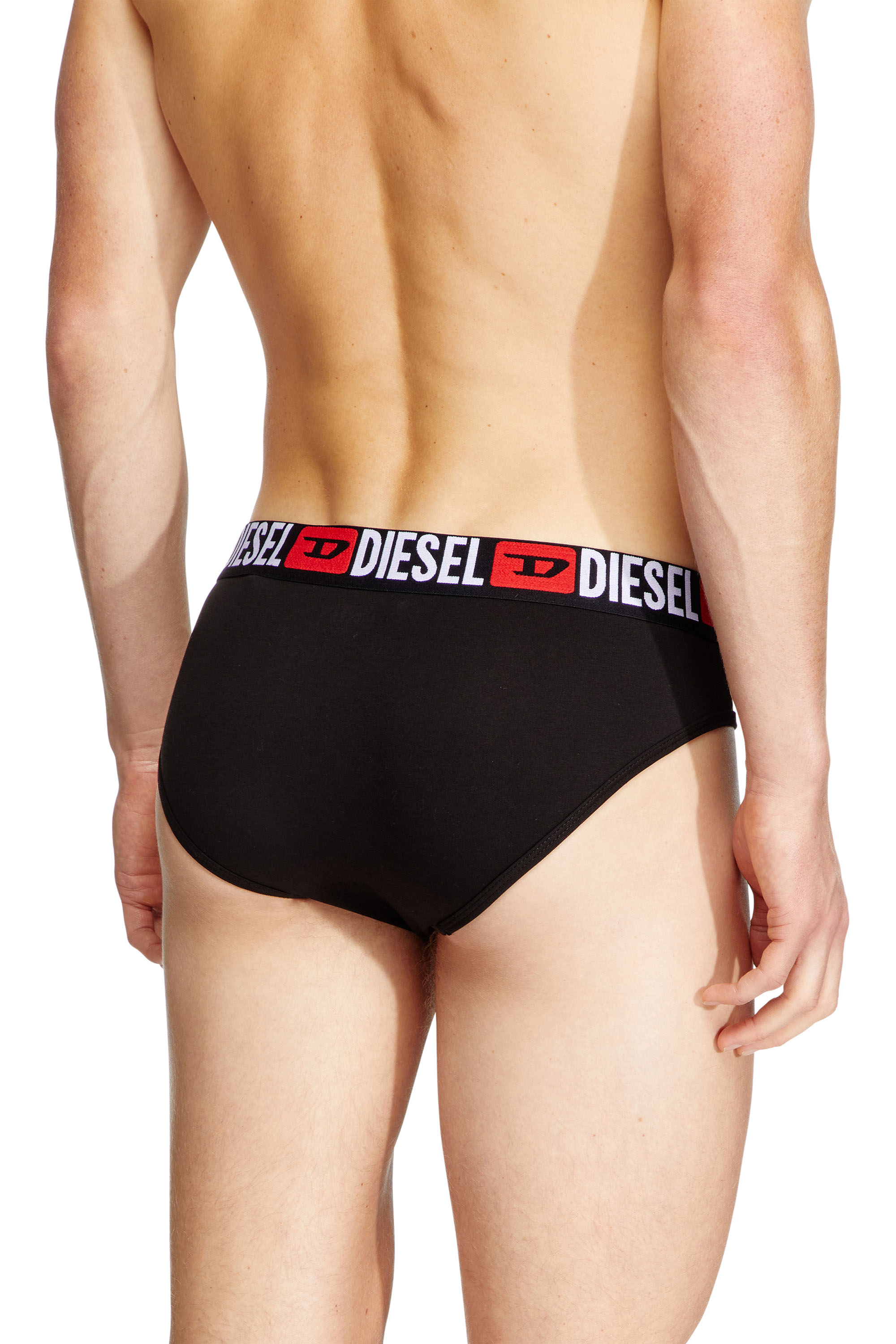 Diesel - UMBR-ANDRETHREEPACK, Male's アンダーウェアブリーフ3枚セット in ブラック - 4