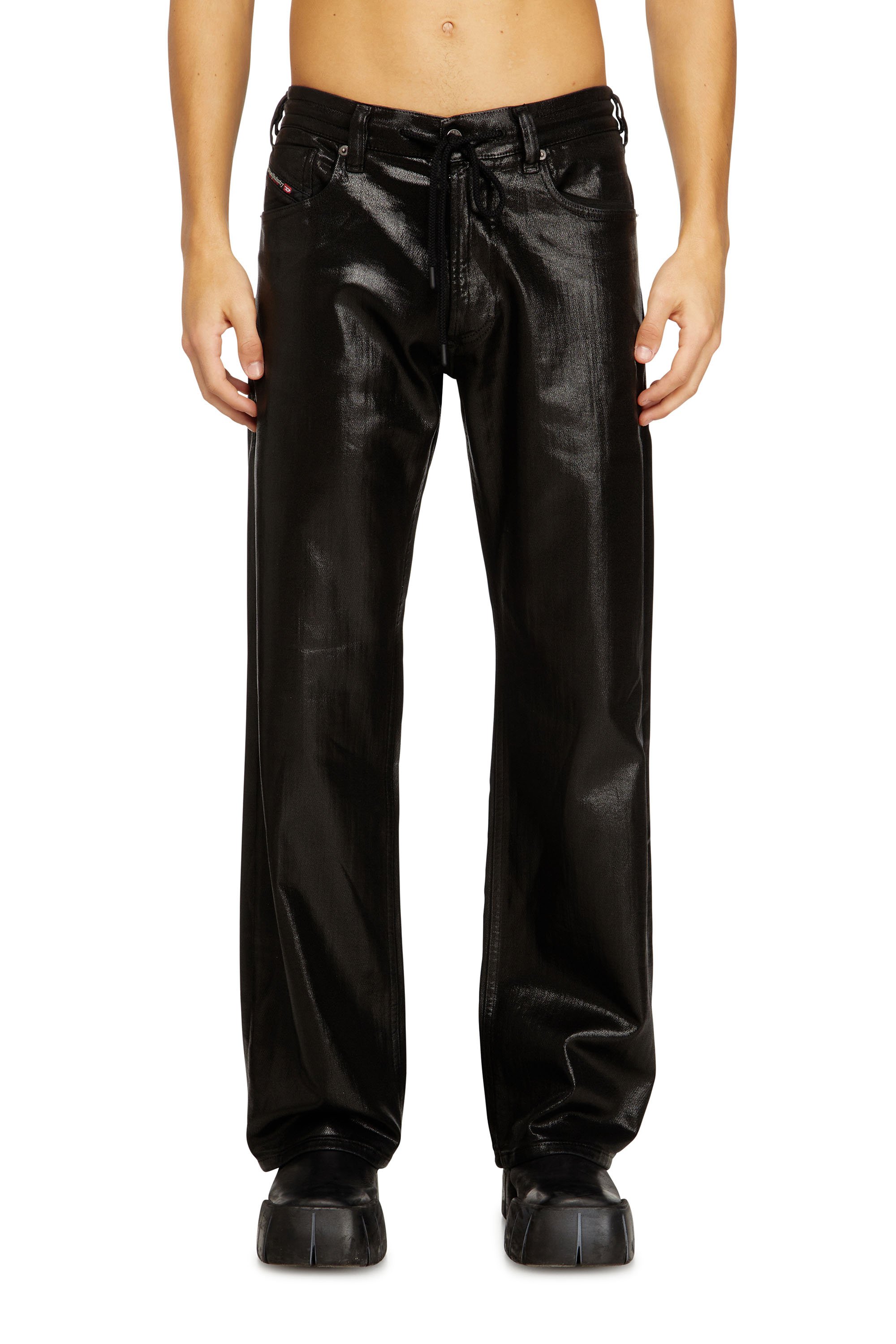 Diesel - Male's Relaxed 2080 D-Reel Joggjeans&reg; 068VD, ブラック/ダークグレー - 1