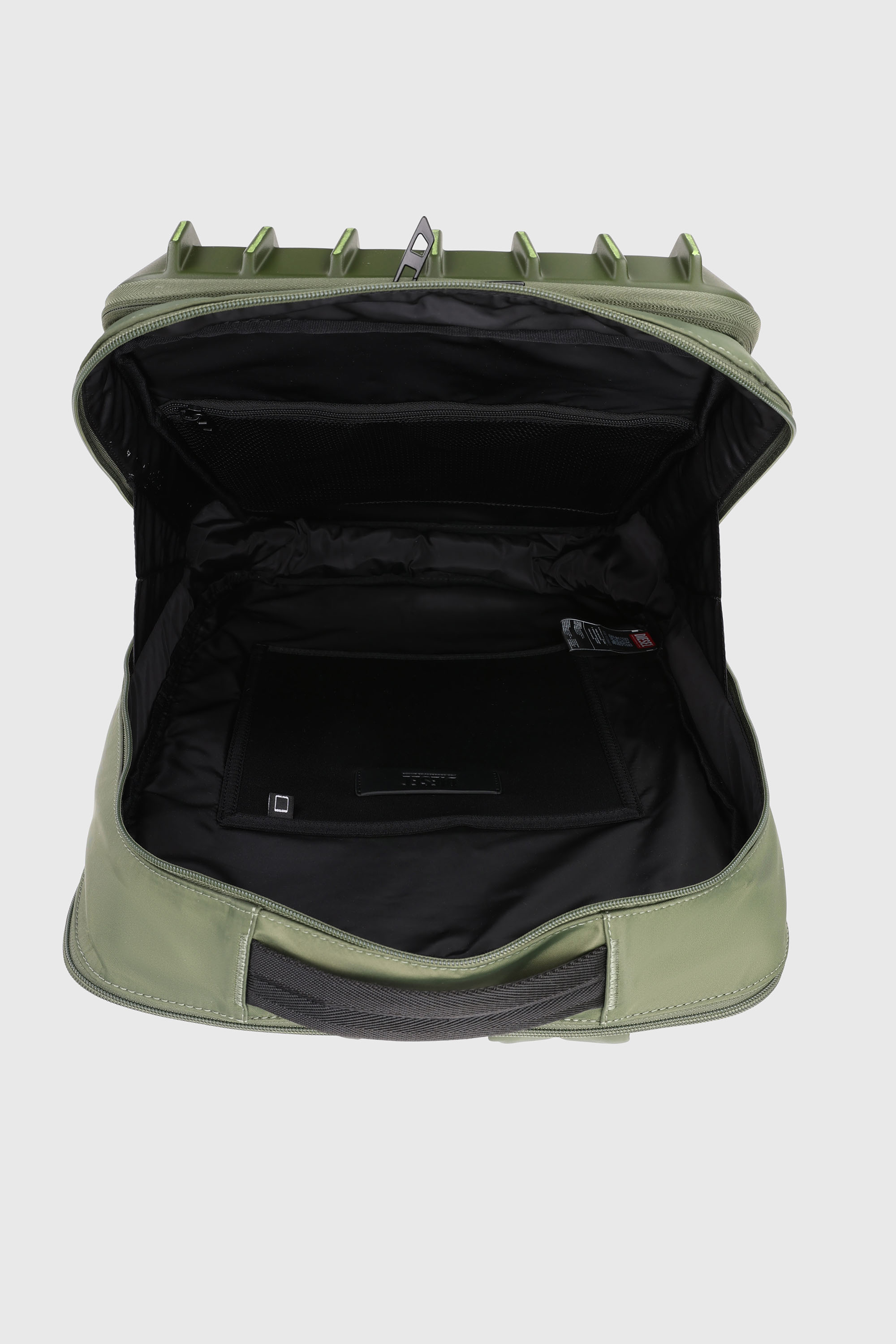 Diesel - DIESEL PC STRONG IMAGE BACKPACK- DSB005, Unisex's Rugged travel backpack in ミリタリーグリーン - 4