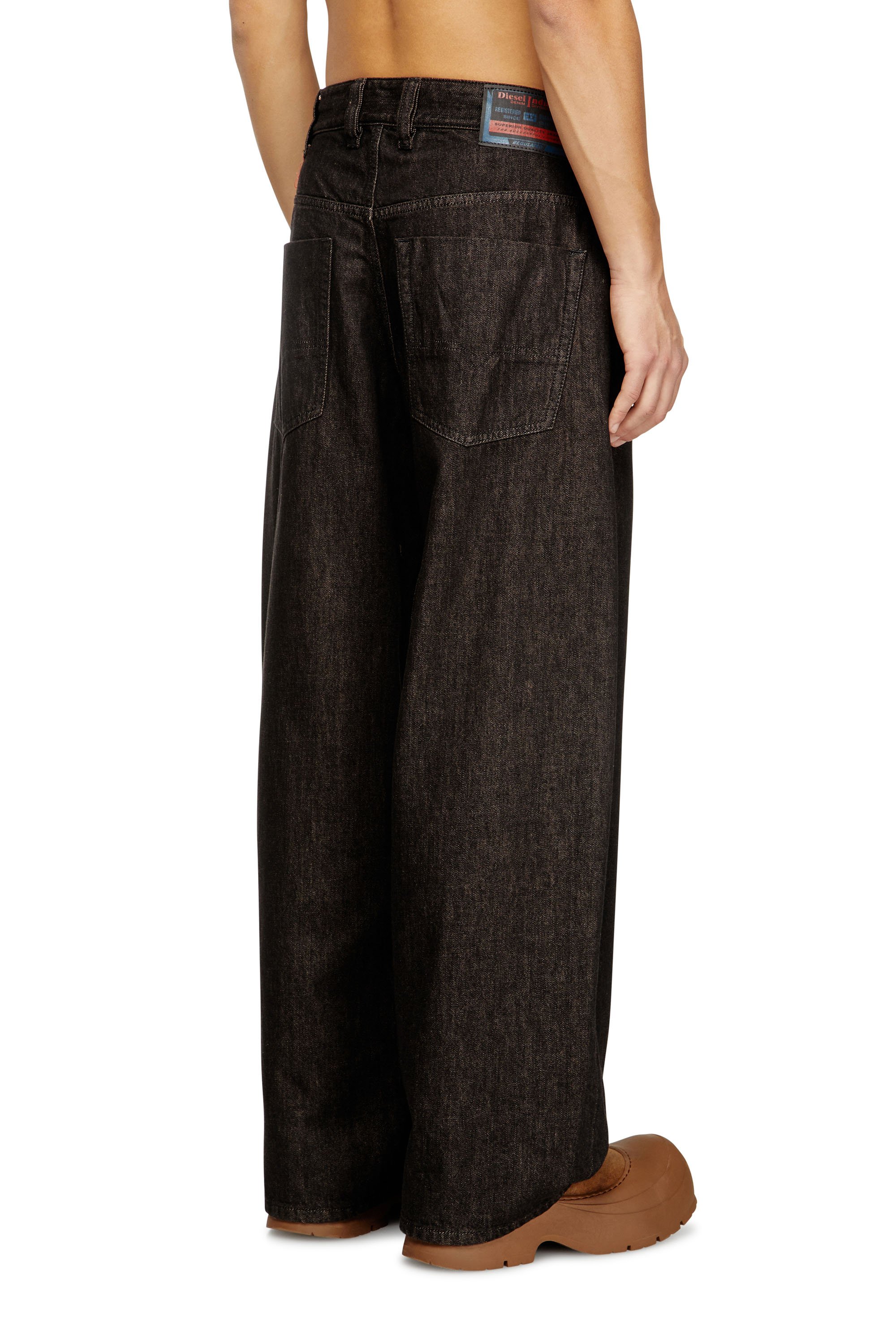 Diesel - Unisex's Relaxed Jeans 1997 D-Enim 09N25, ブラック/ダークグレー - 4