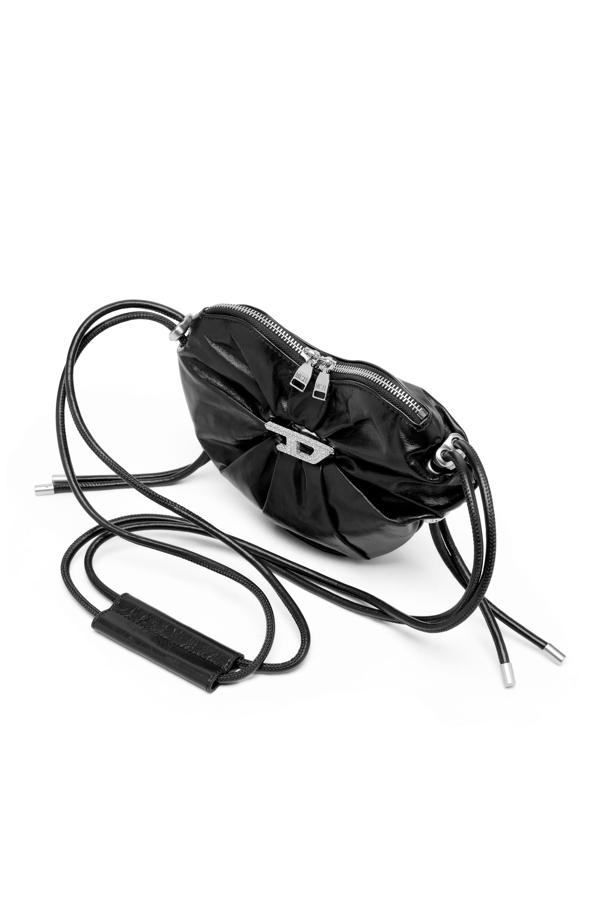 SCRUNCH-D HEART ショルダーバッグ｜ブラック｜ウィメンズ｜DIESEL