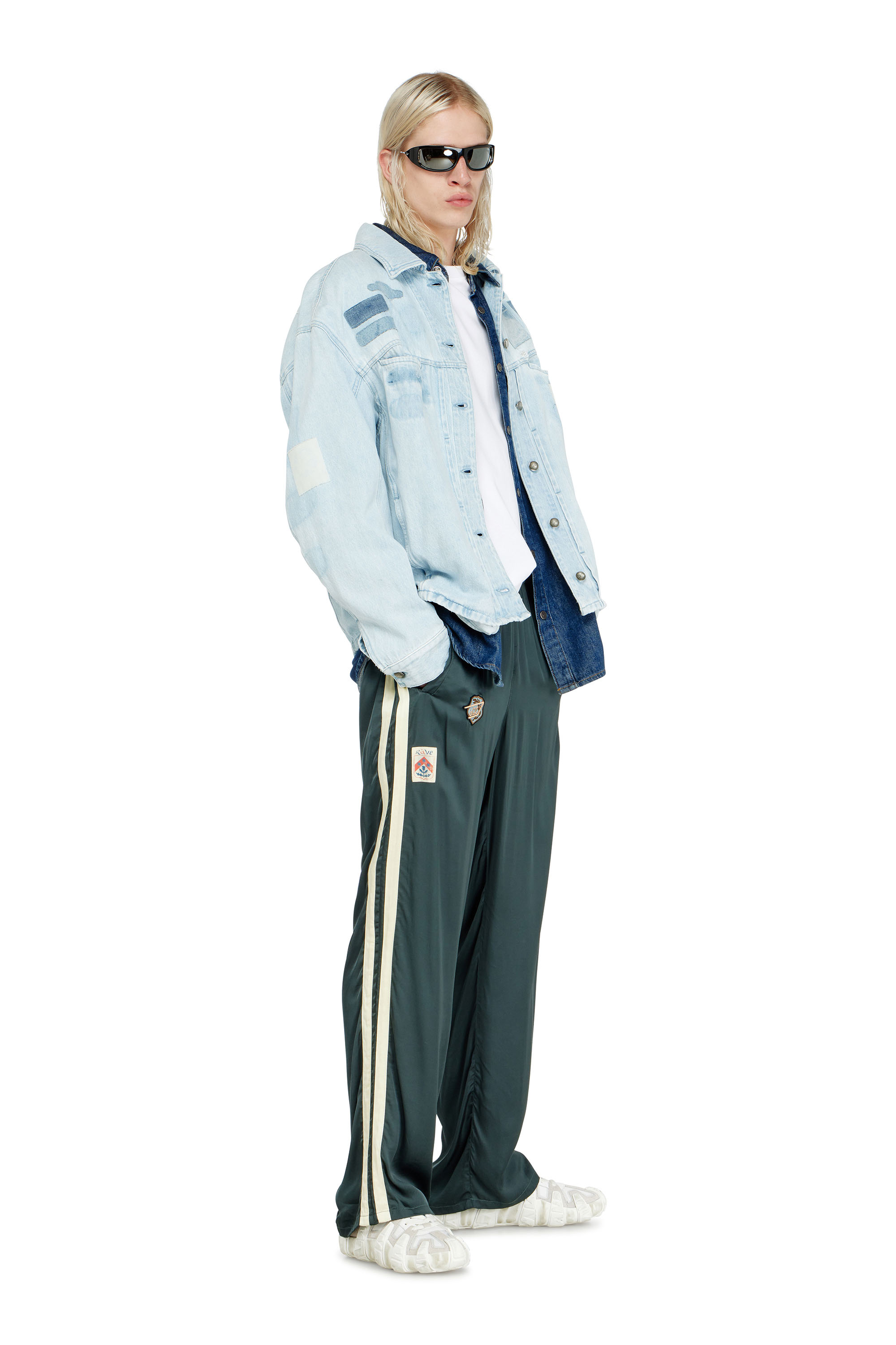 Diesel - P-ANNU, Male's パンツ in ダークグリーン - 1
