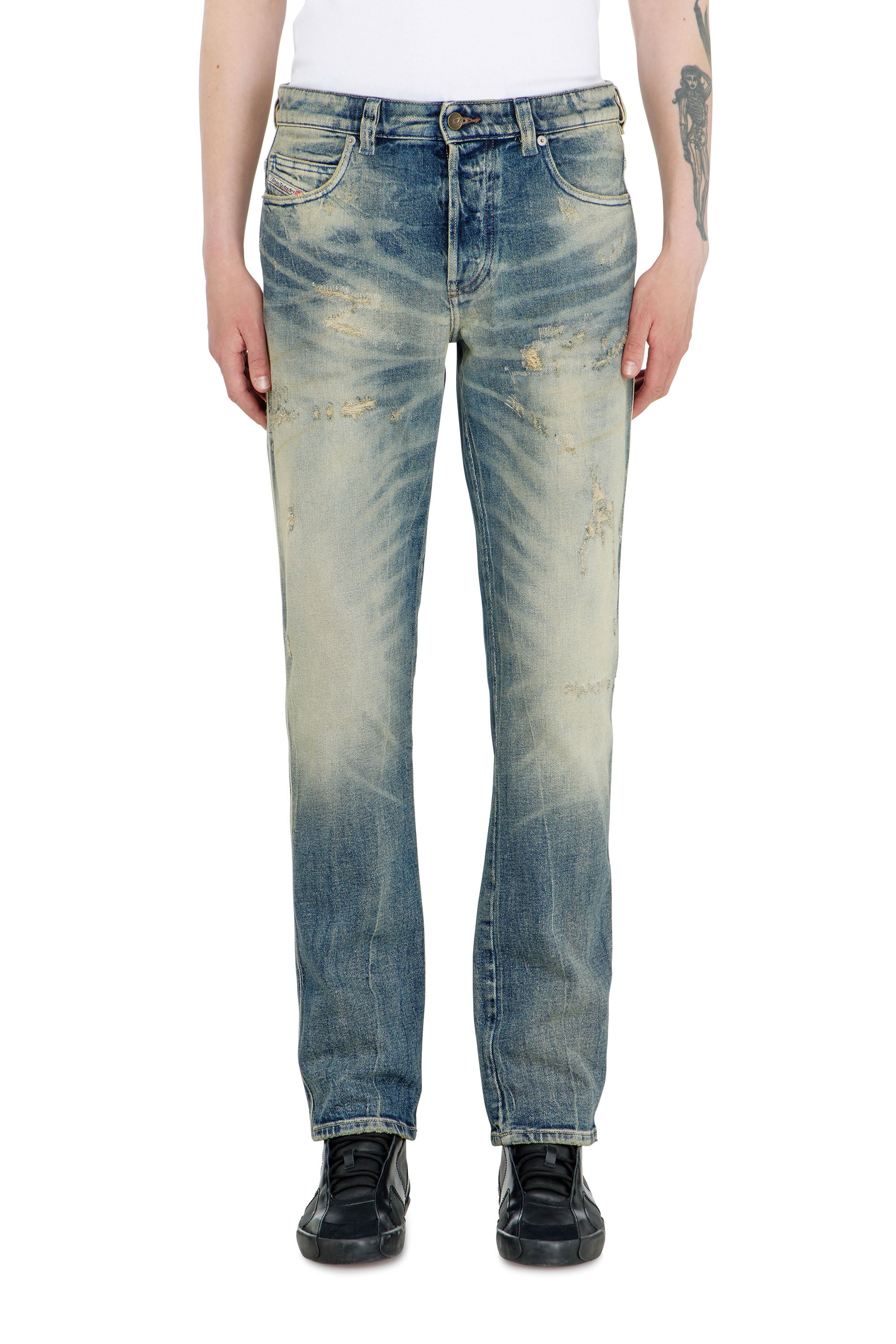 Diesel - Male's Slim Jeans 1993 D-Vyl 09P34, ミディアムブルー - 4