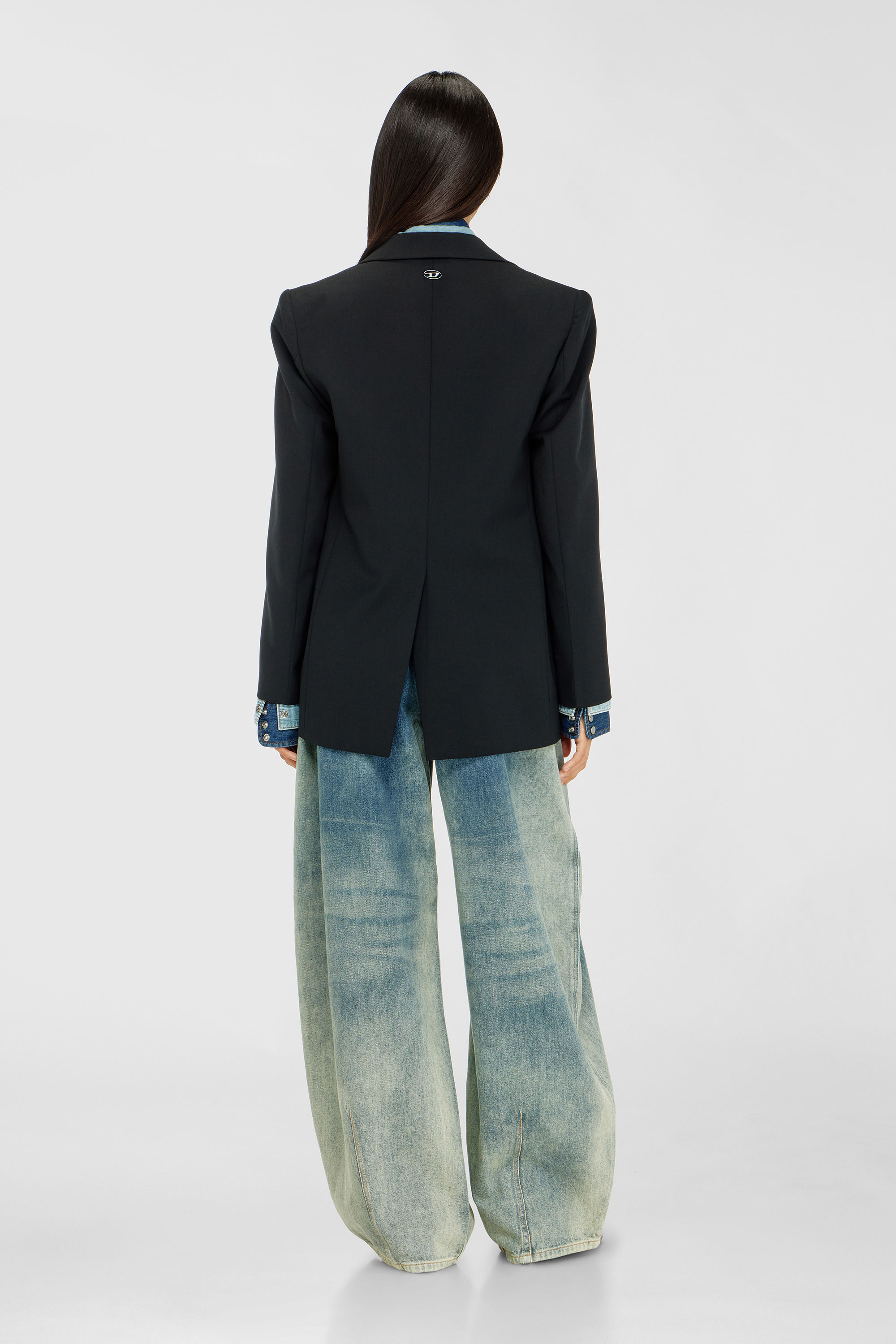 Diesel - Female's Relaxed Jeans 1987 D-Khelz 007EF, ミディアムブルー - 3