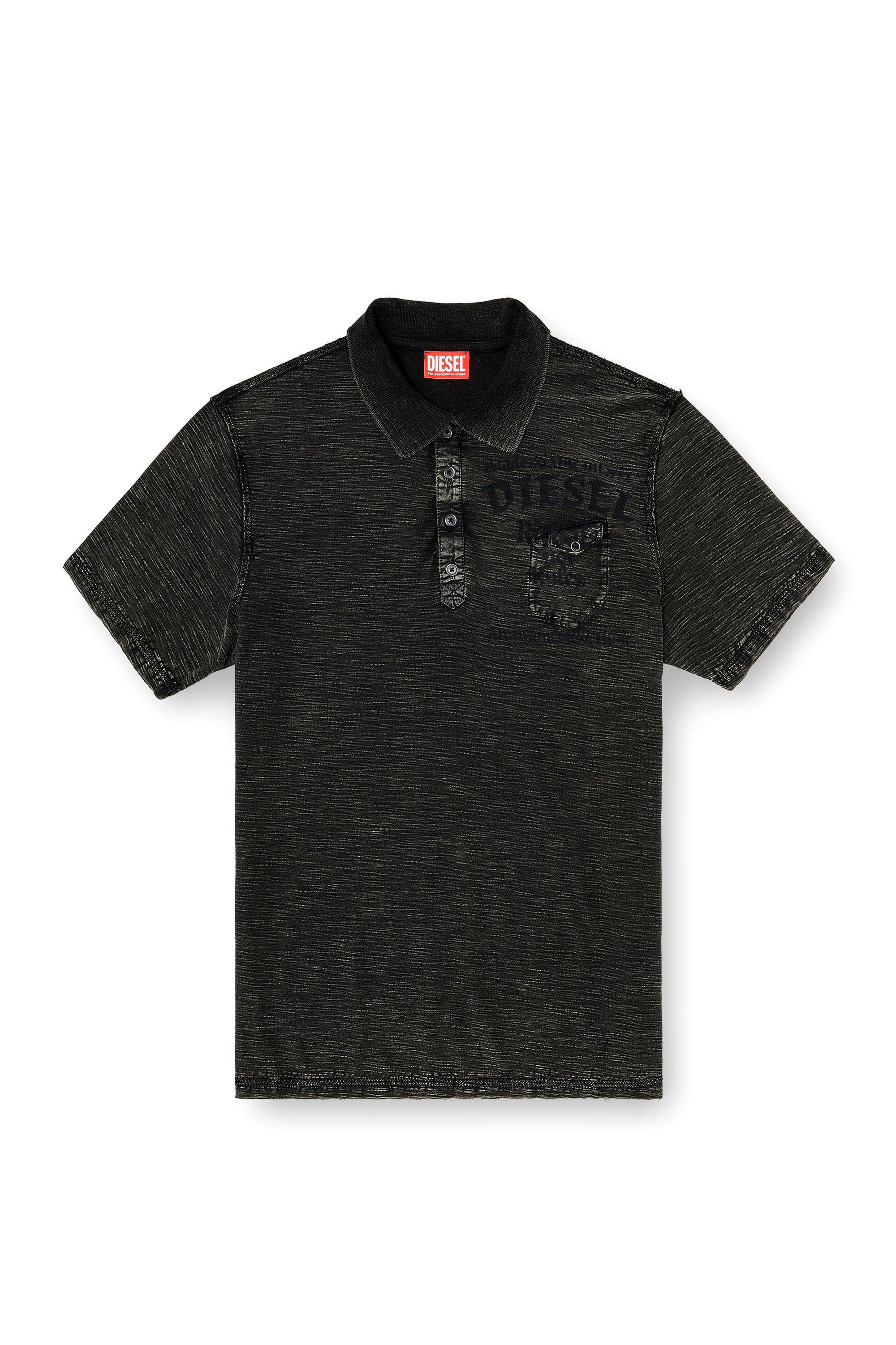 Diesel - T-ARDY-POLO, Male's ポロシャツ in ブラック - 3