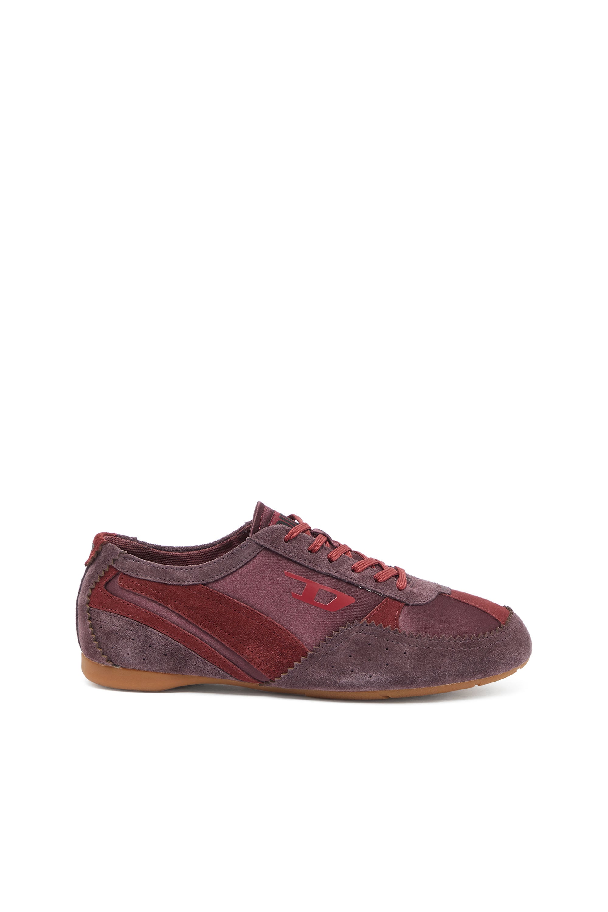 Diesel - D-MILE LOW II W, Female's ローカットスニーカー in バーガンディー - 1
