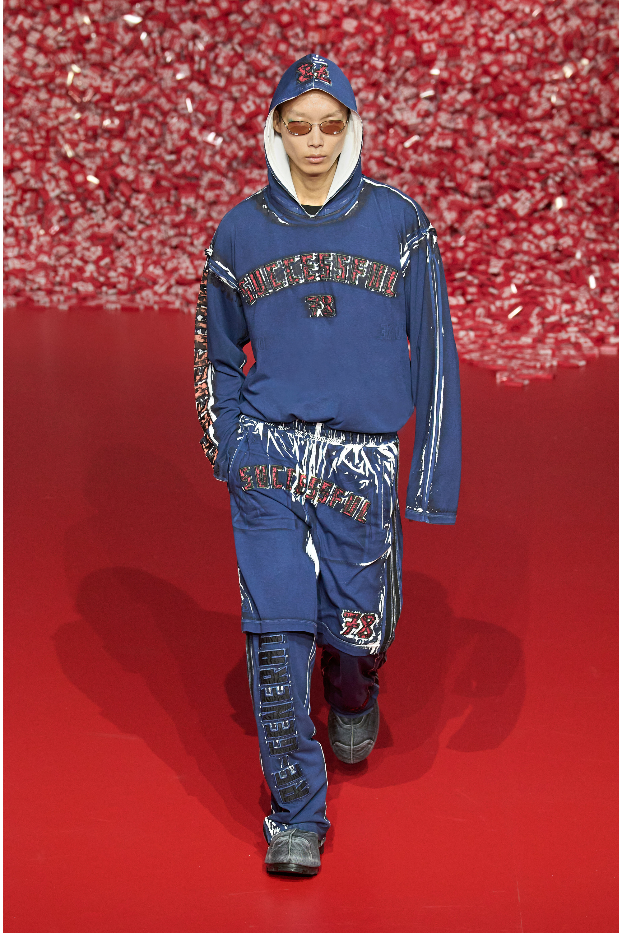 Diesel - T-NABEL-HOOD-LS, ダークブルー - Image 5