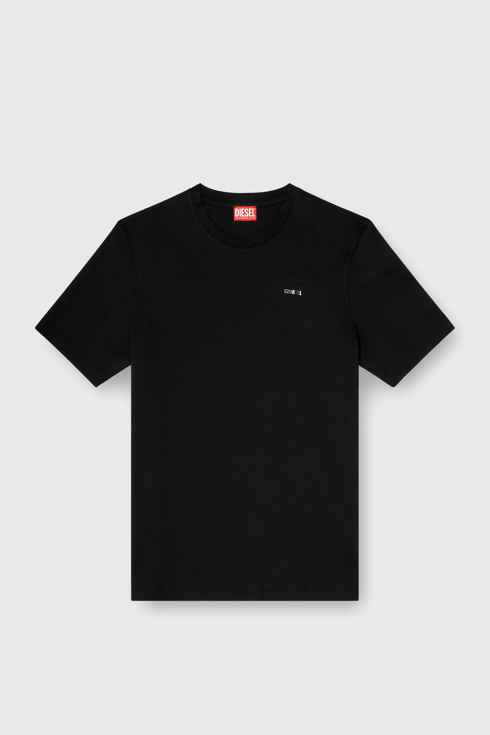 Diesel - T-ADJUST-MET, Male's Tシャツ in ブラック - 2