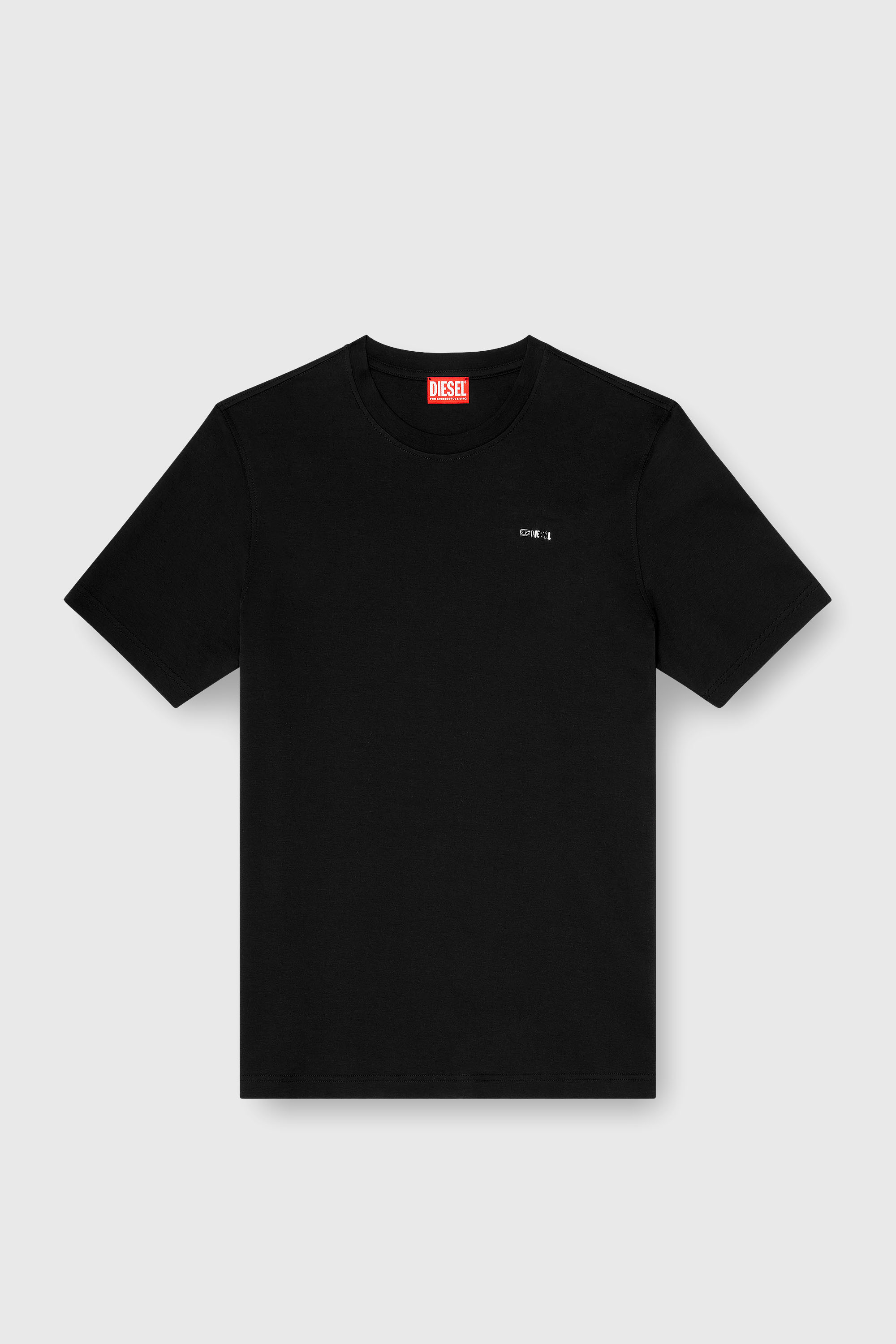 Diesel - T-ADJUST-MET, Male's Tシャツ in ブラック - 2